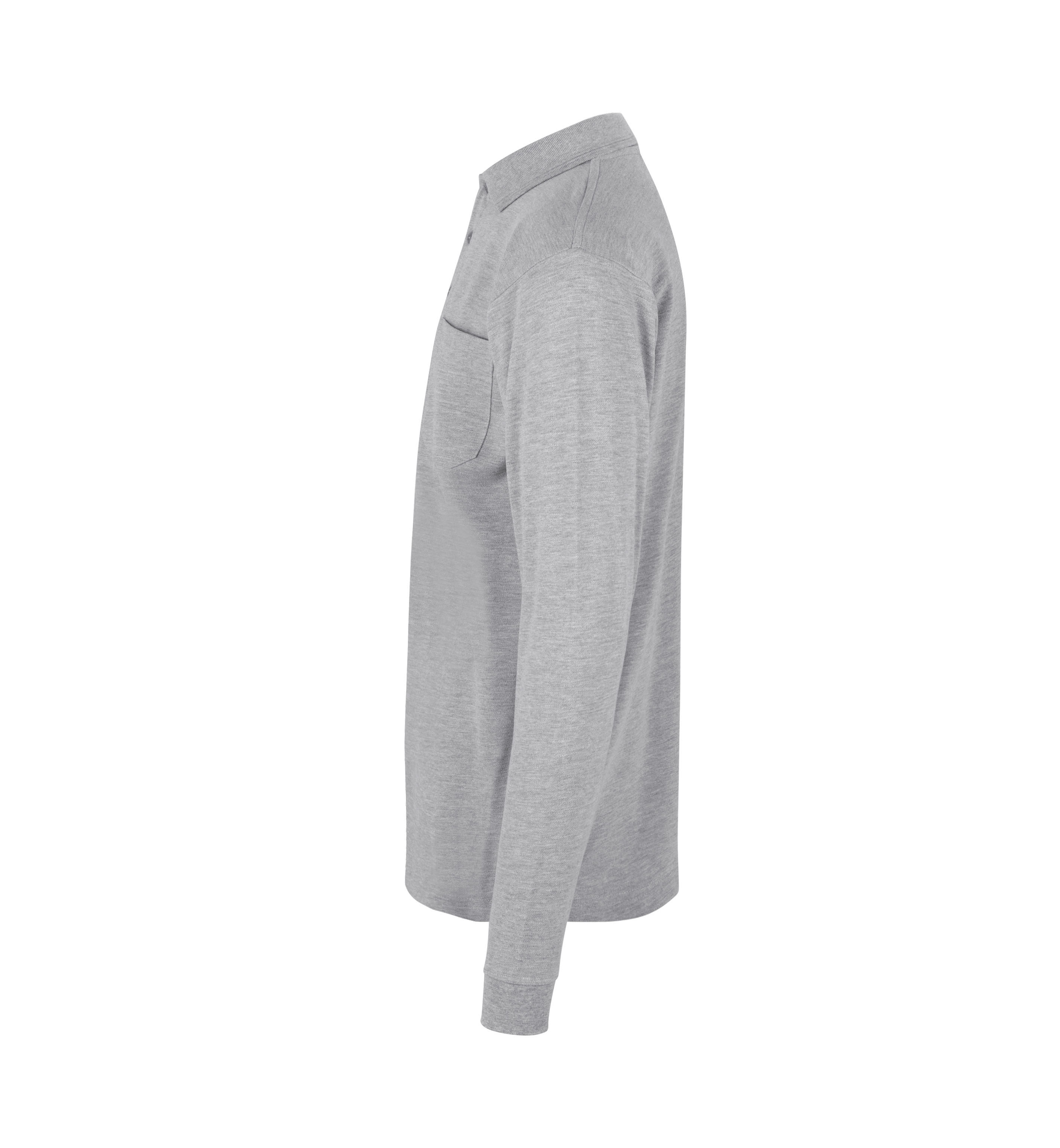 Bluza polo PRO Wear | kieszonka — Grey melange — miniatura 3