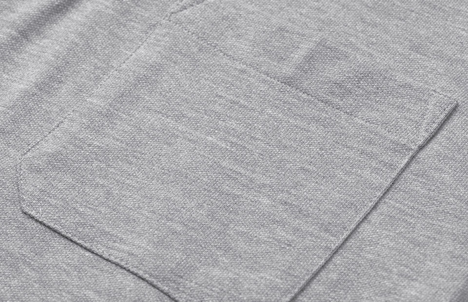 Bluza polo PRO Wear | kieszonka — Grey melange — miniatura 4