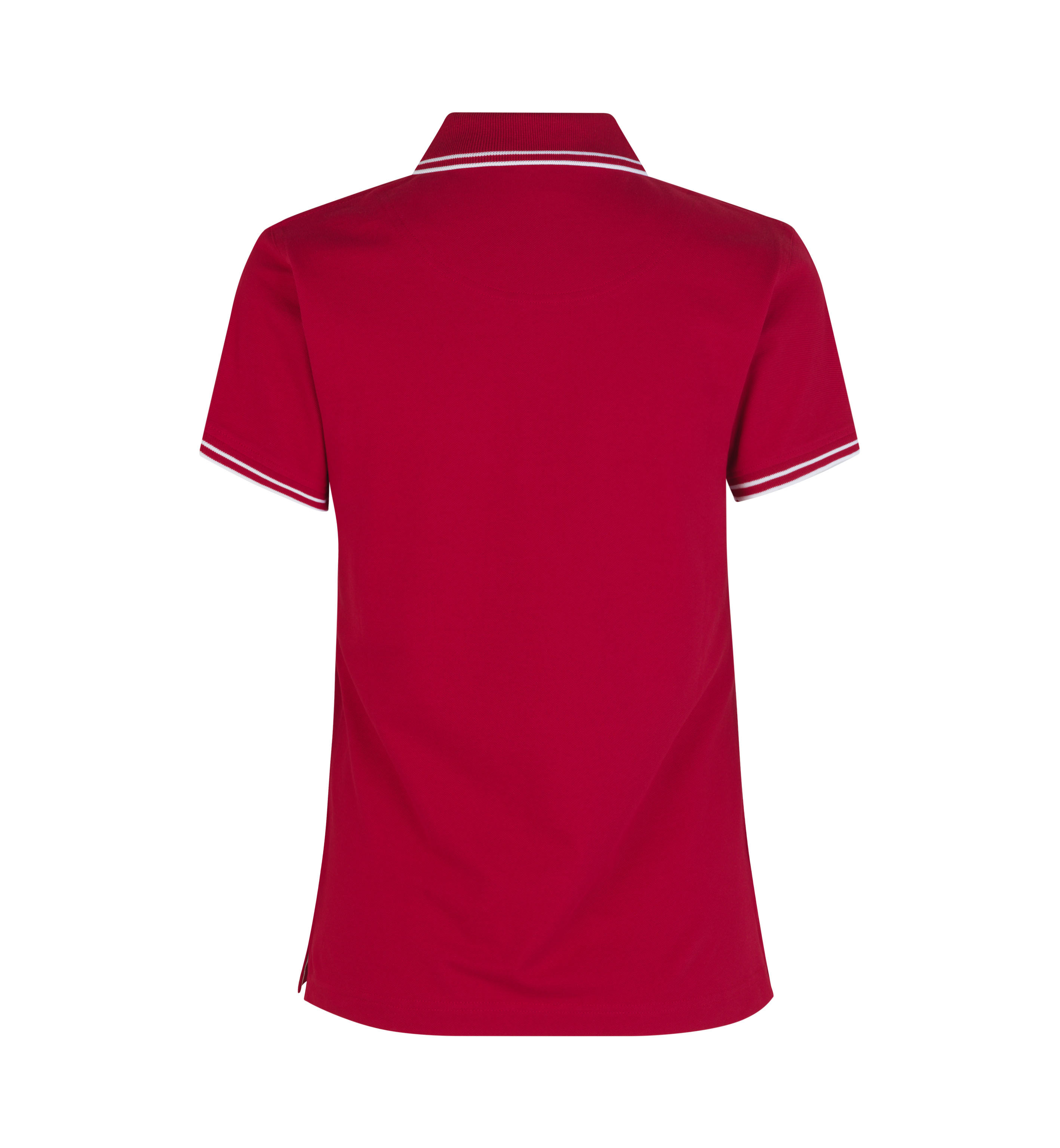 Kontrastowa koszulka polo | stretch | damska — Red — miniatura 2