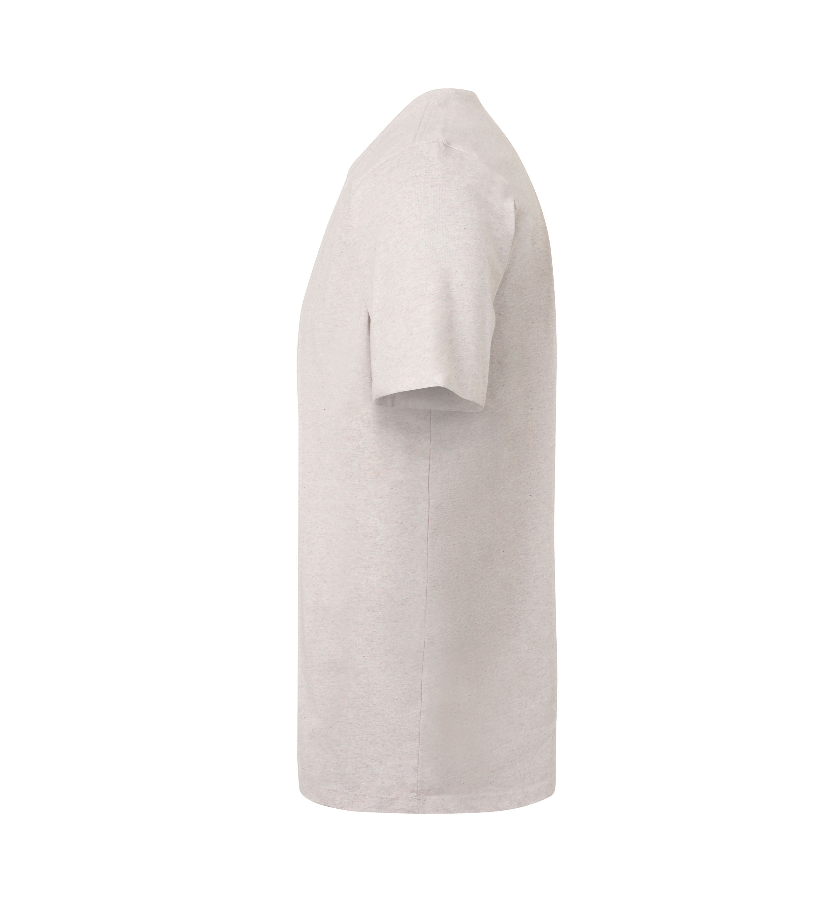 T-shirt RE-CARE | unisex — Ash grey melange — miniatura 3
