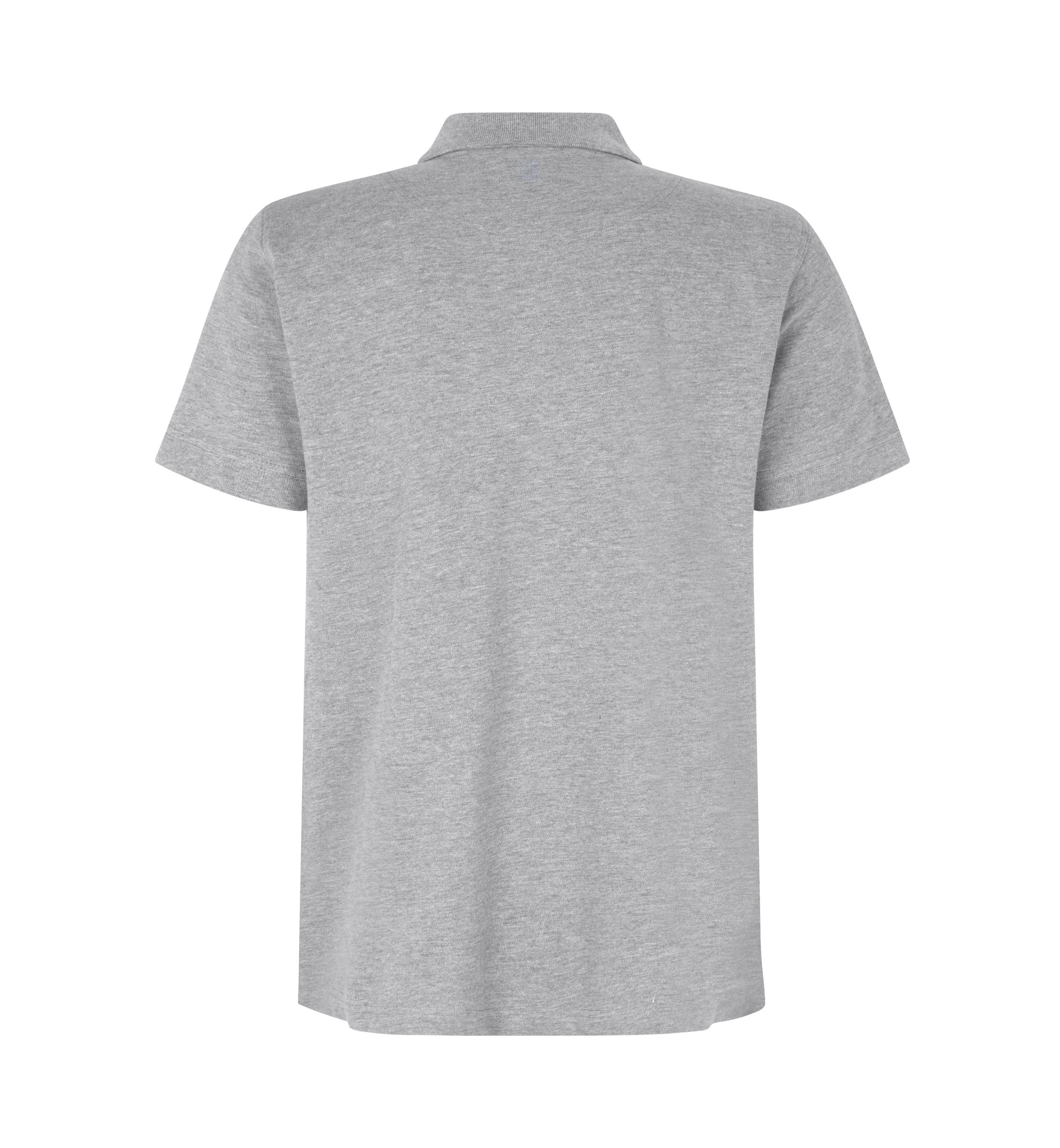 Koszulka polo | stretch — Grey melange — miniatura 2