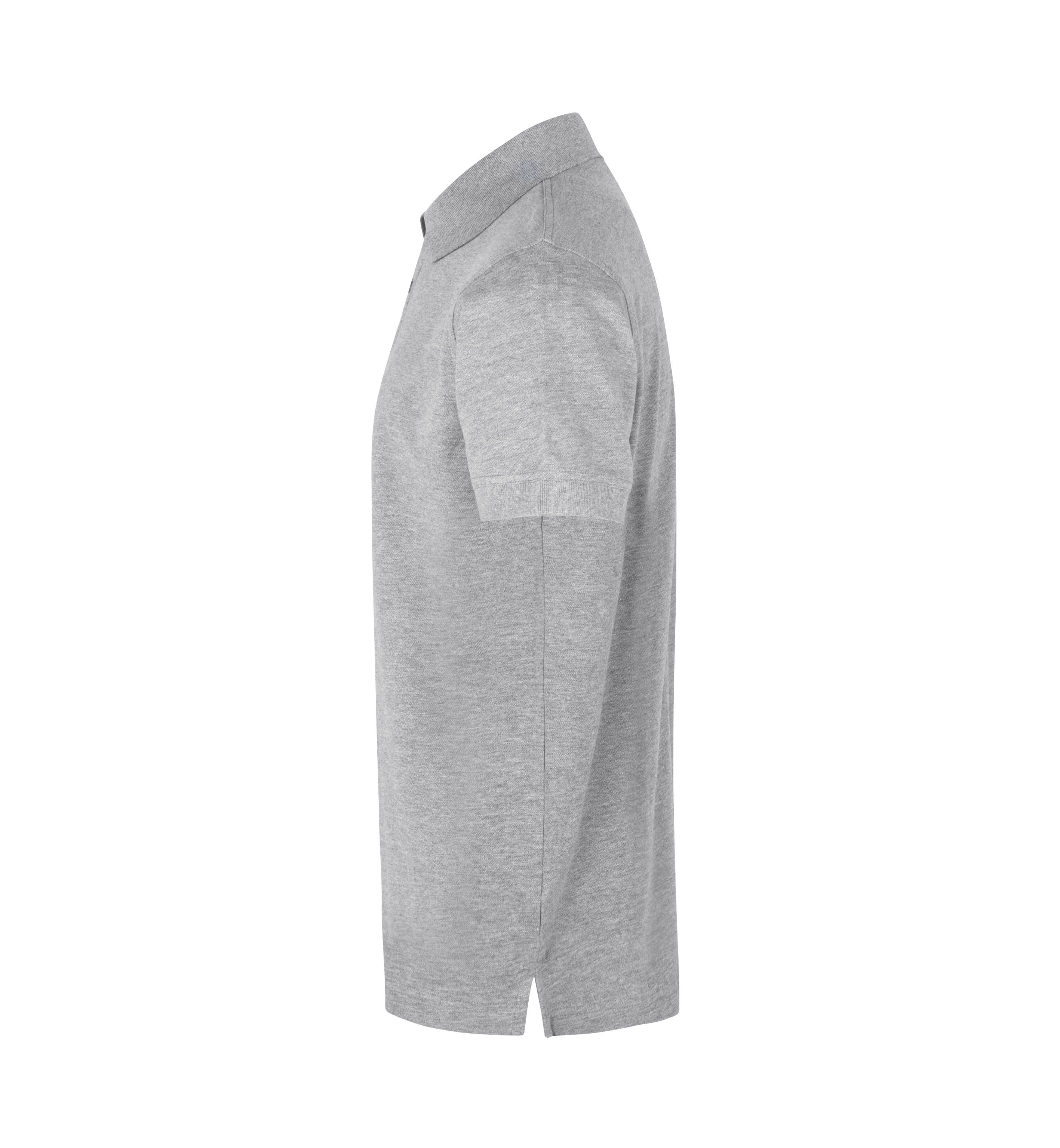 Koszulka polo | stretch — Grey melange — miniatura 3
