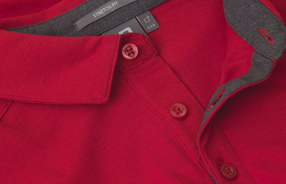 Koszulka polo biznes | Jersey — Red — miniatura 4