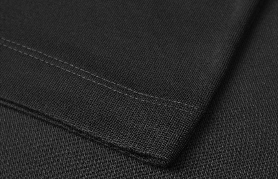 Ease T-shirt | Lyocell — Black — miniatura 4