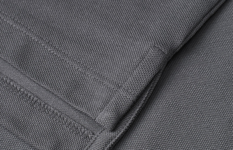 Ease koszulka polo | Lyocell — Silver grey — miniatura 4
