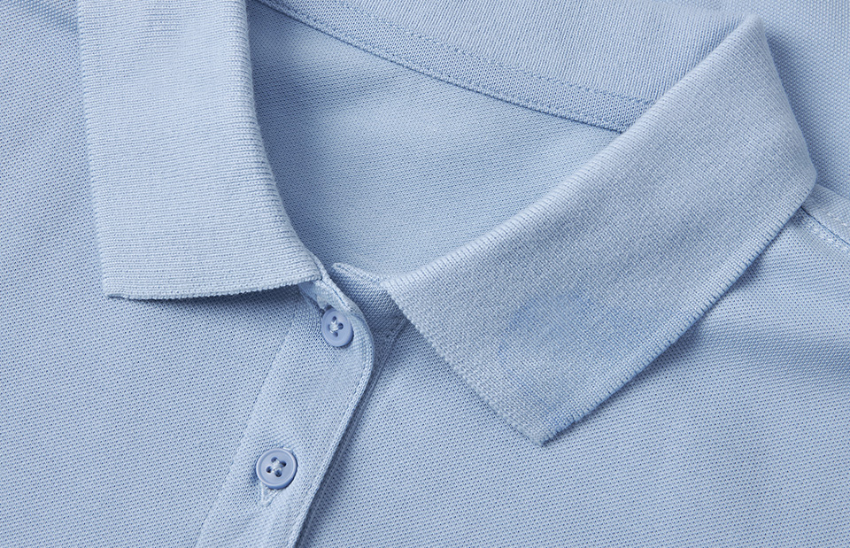 Koszulka polo | organic | damska — Light blue — miniatura 4