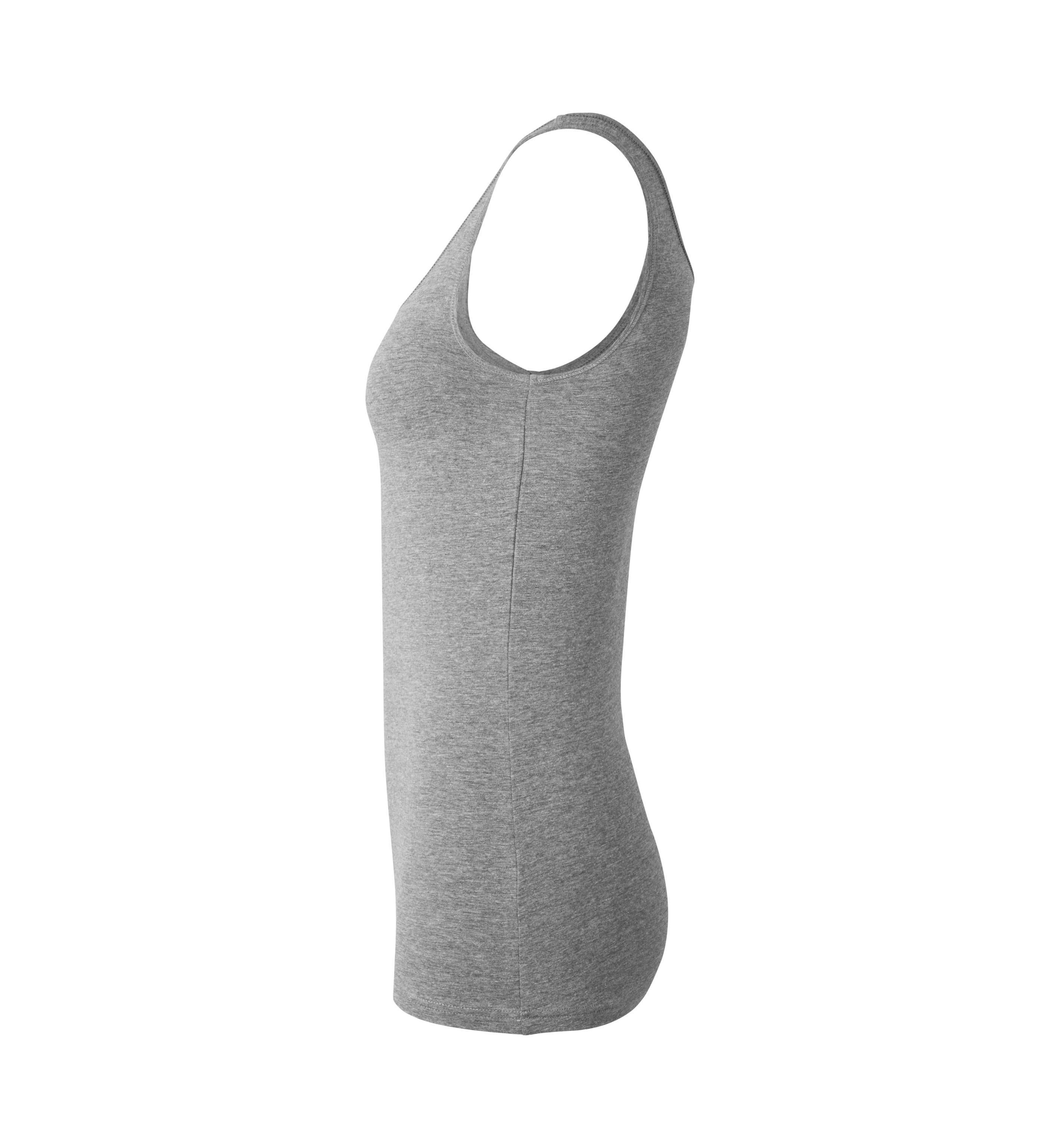 Tank top | stretch | damski — Grey melange — miniatura 3