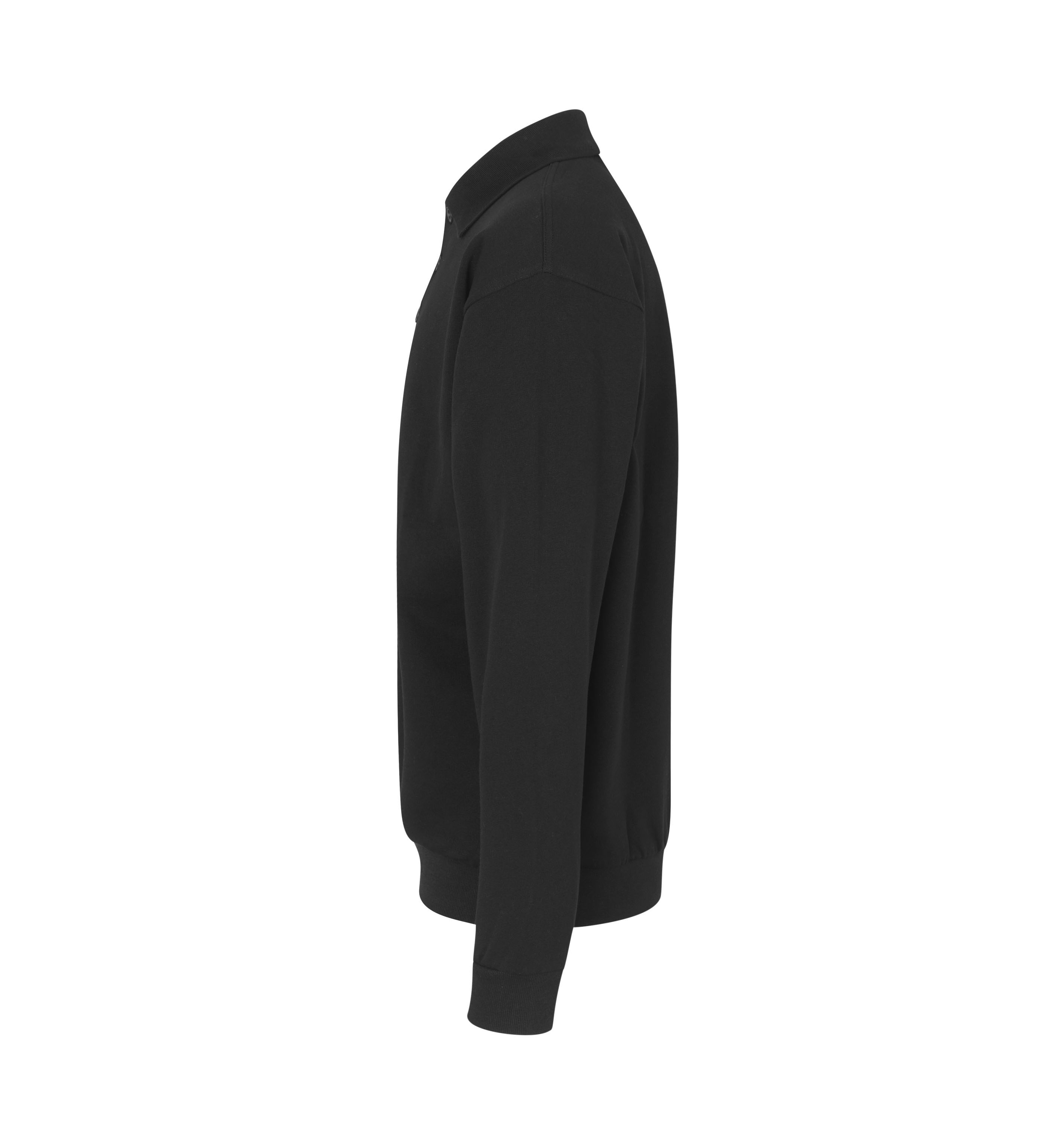Klasyczna bluza polo — Black — miniatura 3