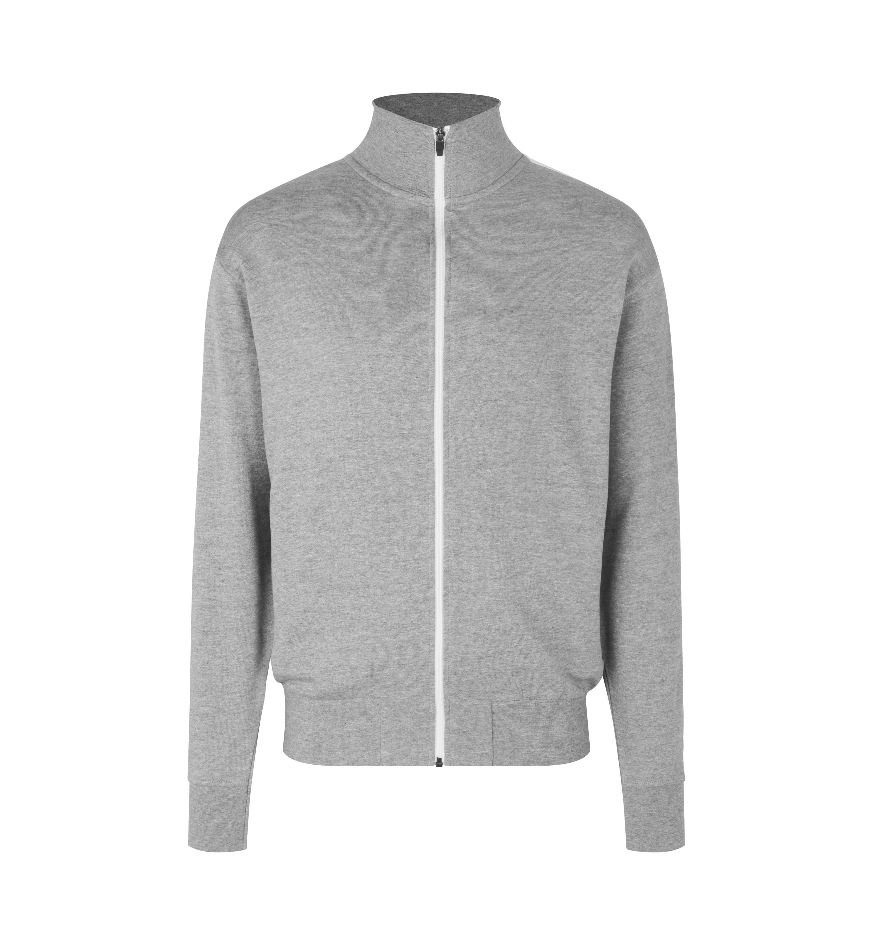 Sweat cardigan | contrast