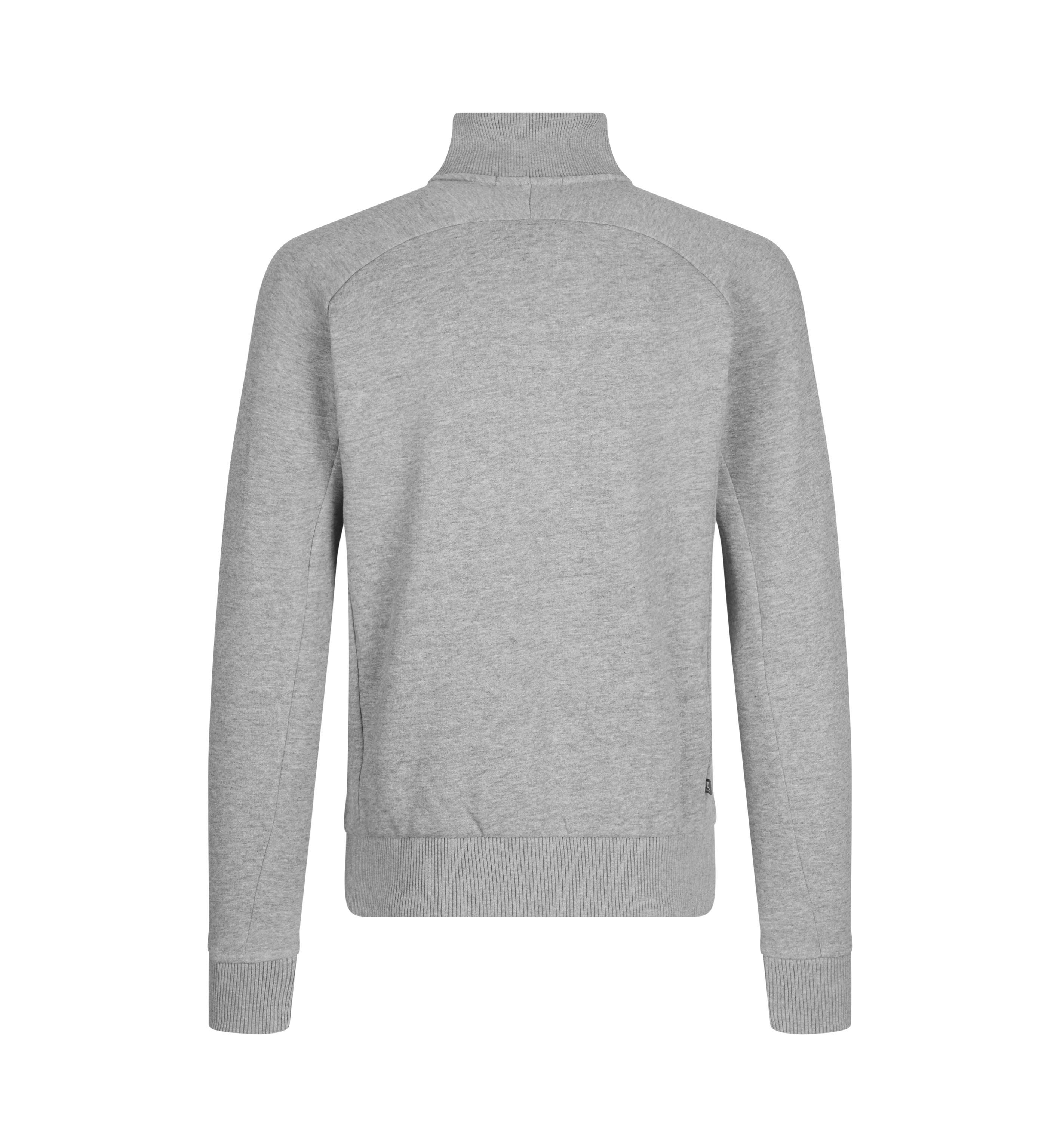 Bluza dresowa | zip — Grey melange — miniatura 2