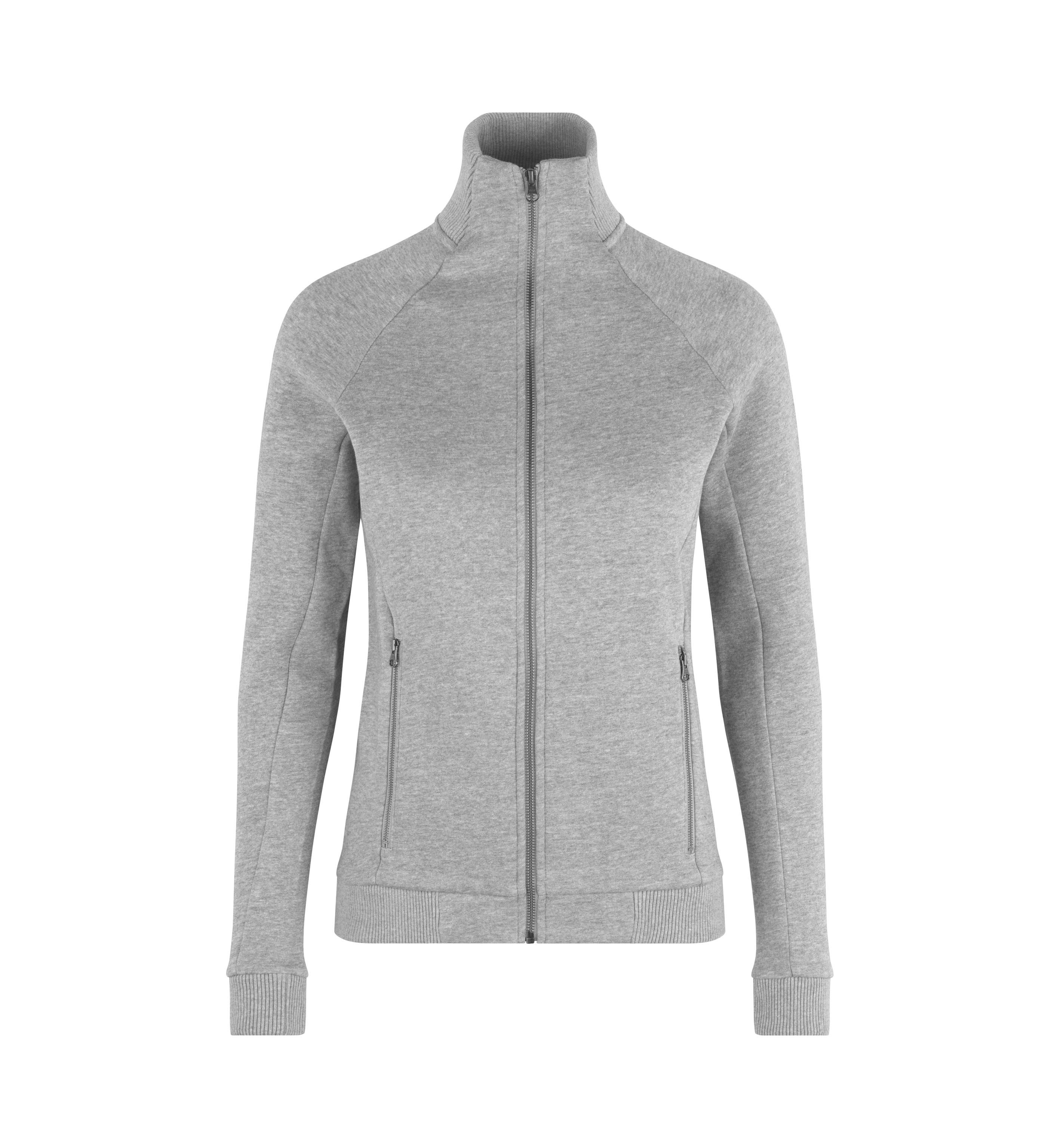 Sweat cardigan | zip | women