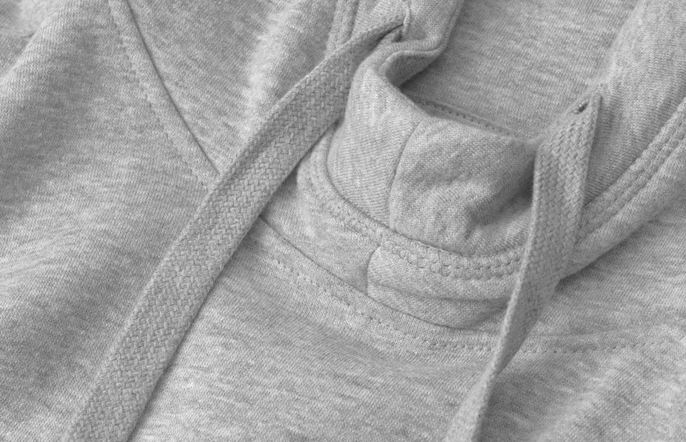 Bluza z kapturem CORE — Grey melange — miniatura 4