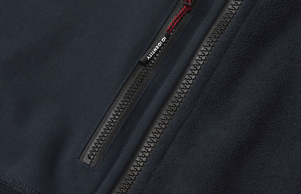 Kurtka bonded fleece — Navy — miniatura 4