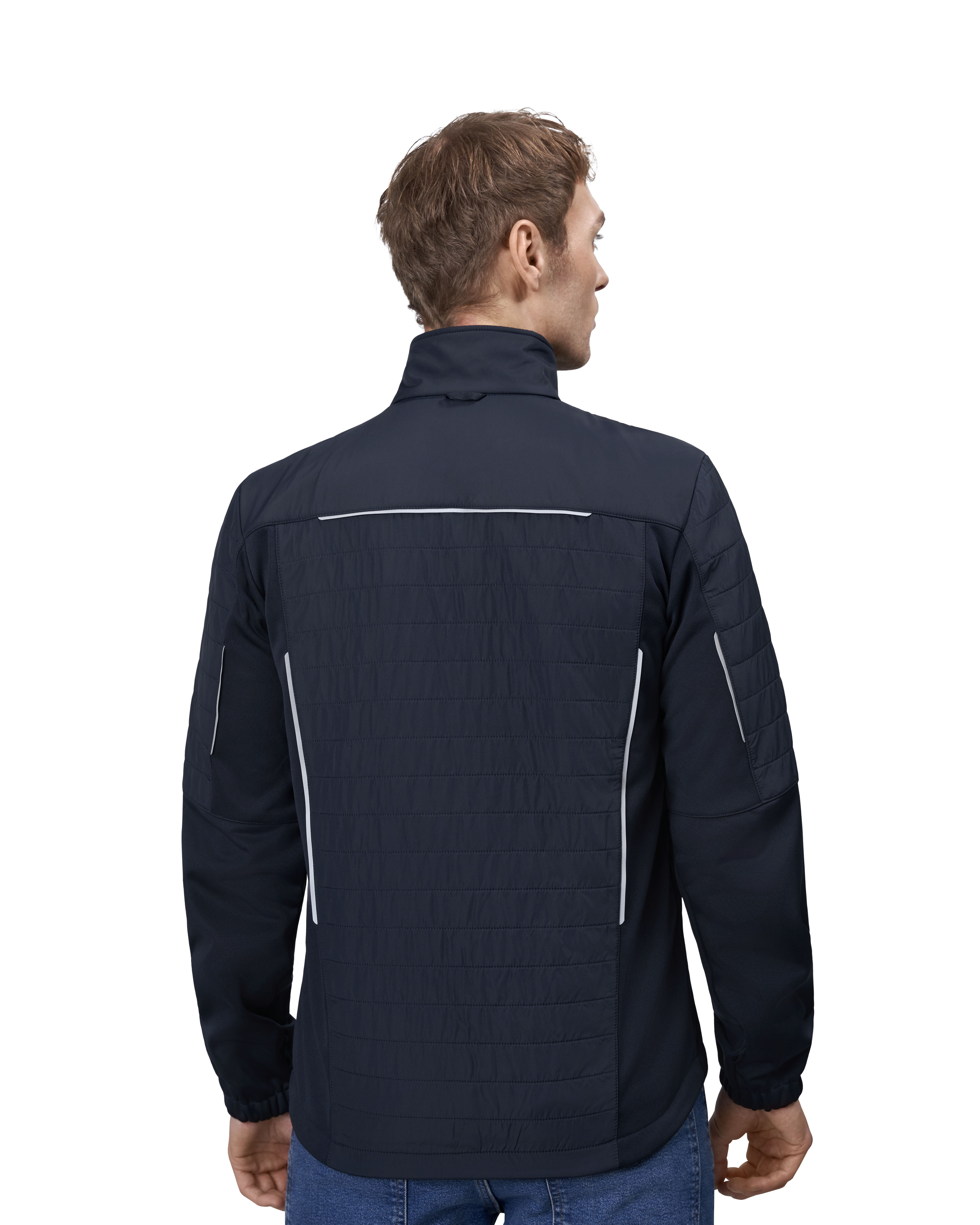 Kurtka Zip-n-Mix | hybrid — Navy — miniatura 6