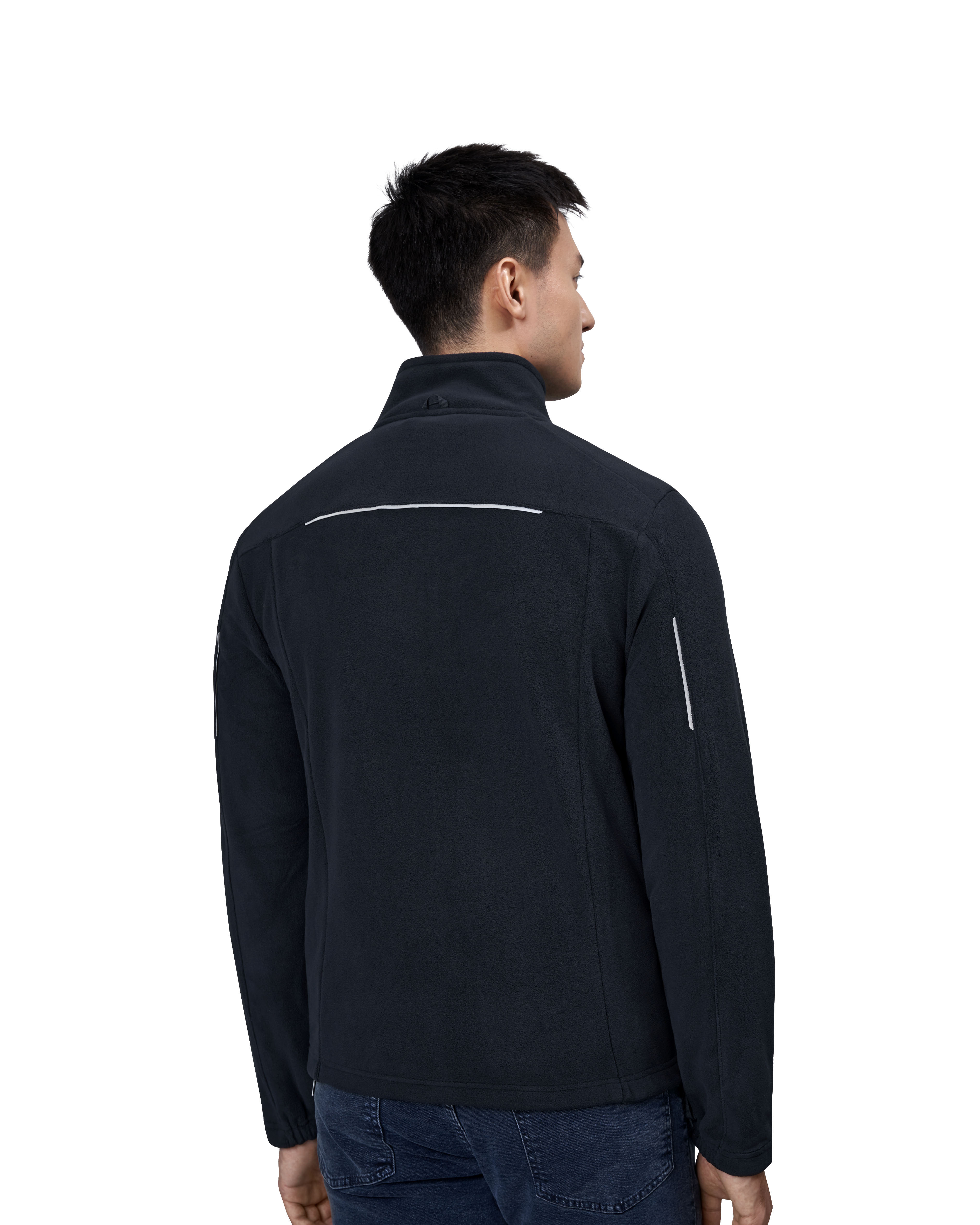 Mikropolar Zip-n-Mix | elementy odblaskowe — Navy — miniatura 7