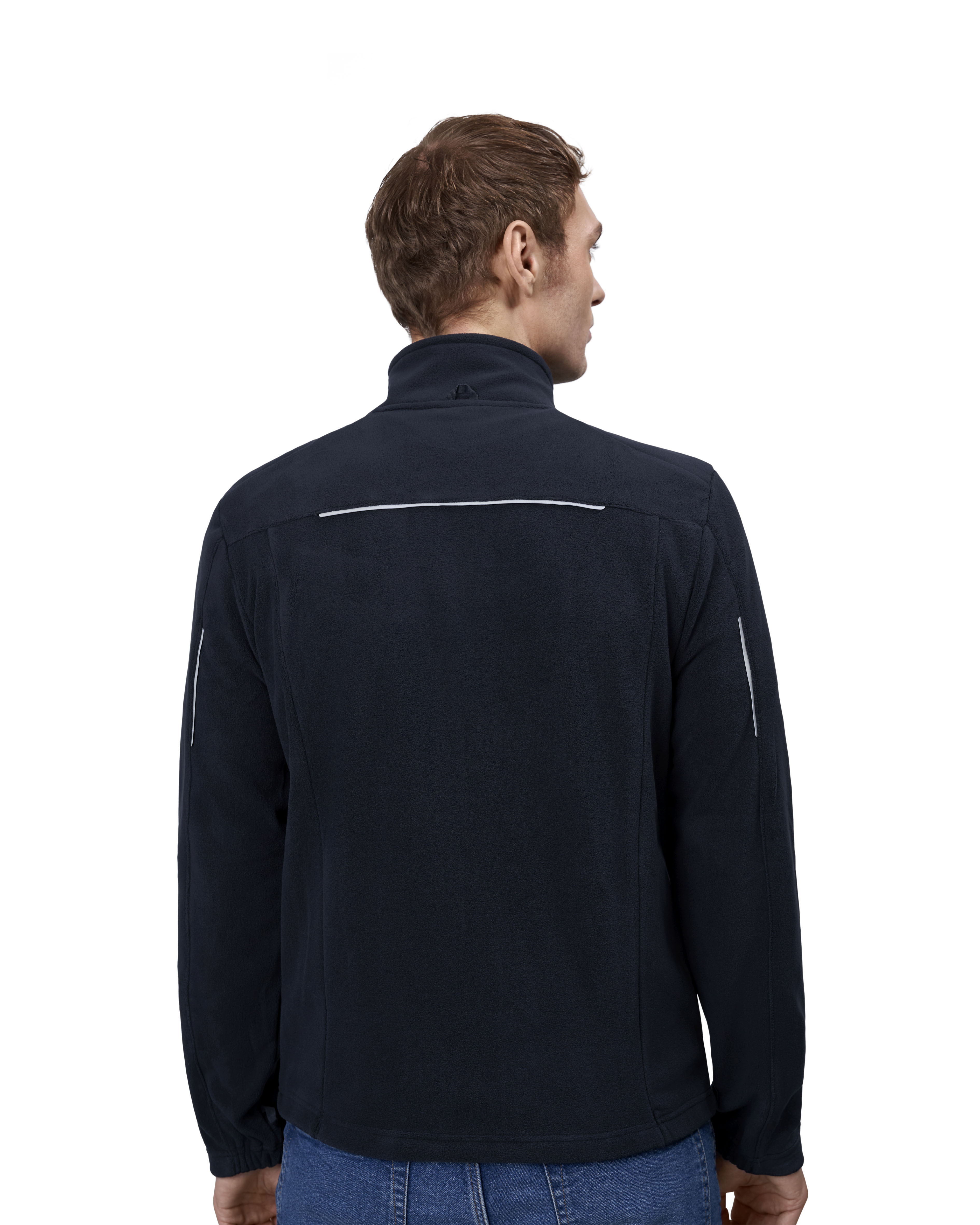Mikropolar Zip-n-Mix | elementy odblaskowe — Navy — miniatura 8