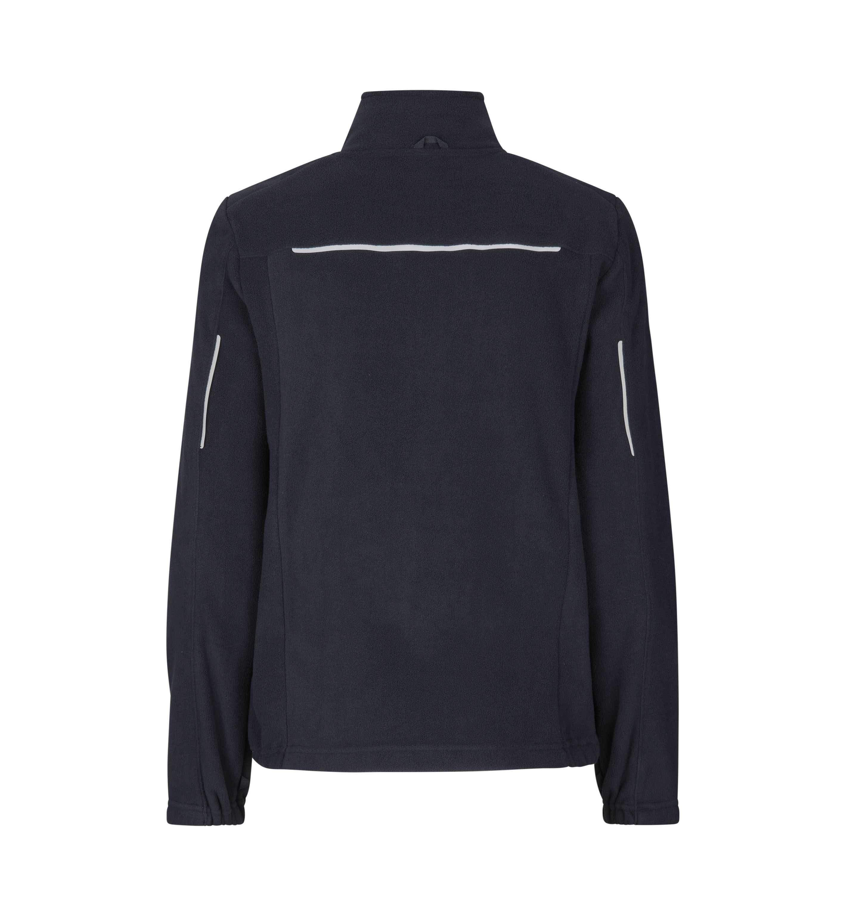 Mikropolar Zip-n-Mix | elementy odblaskow | damska — Navy — miniatura 2