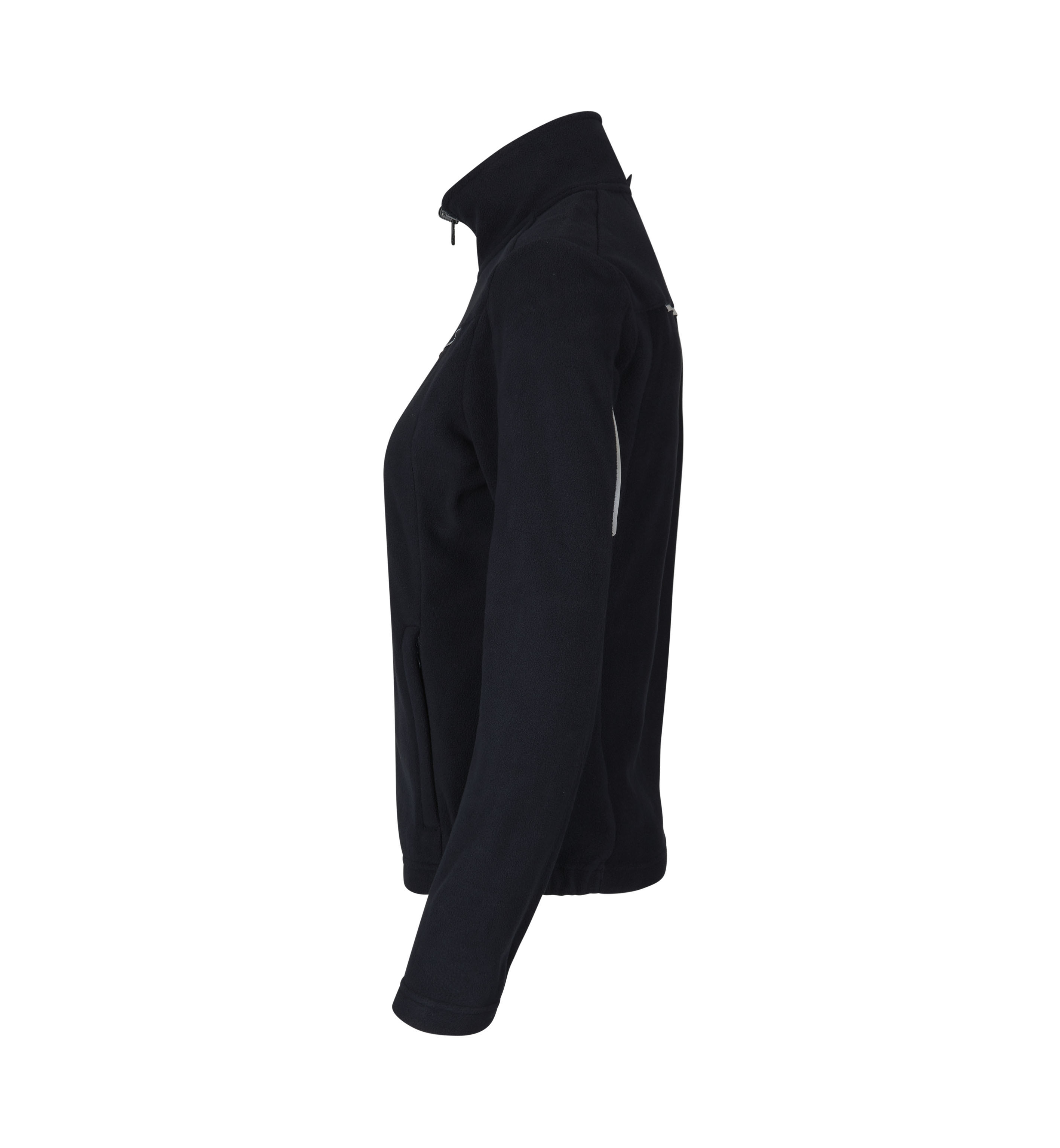 Mikropolar Zip-n-Mix | elementy odblaskow | damska — Navy — miniatura 3