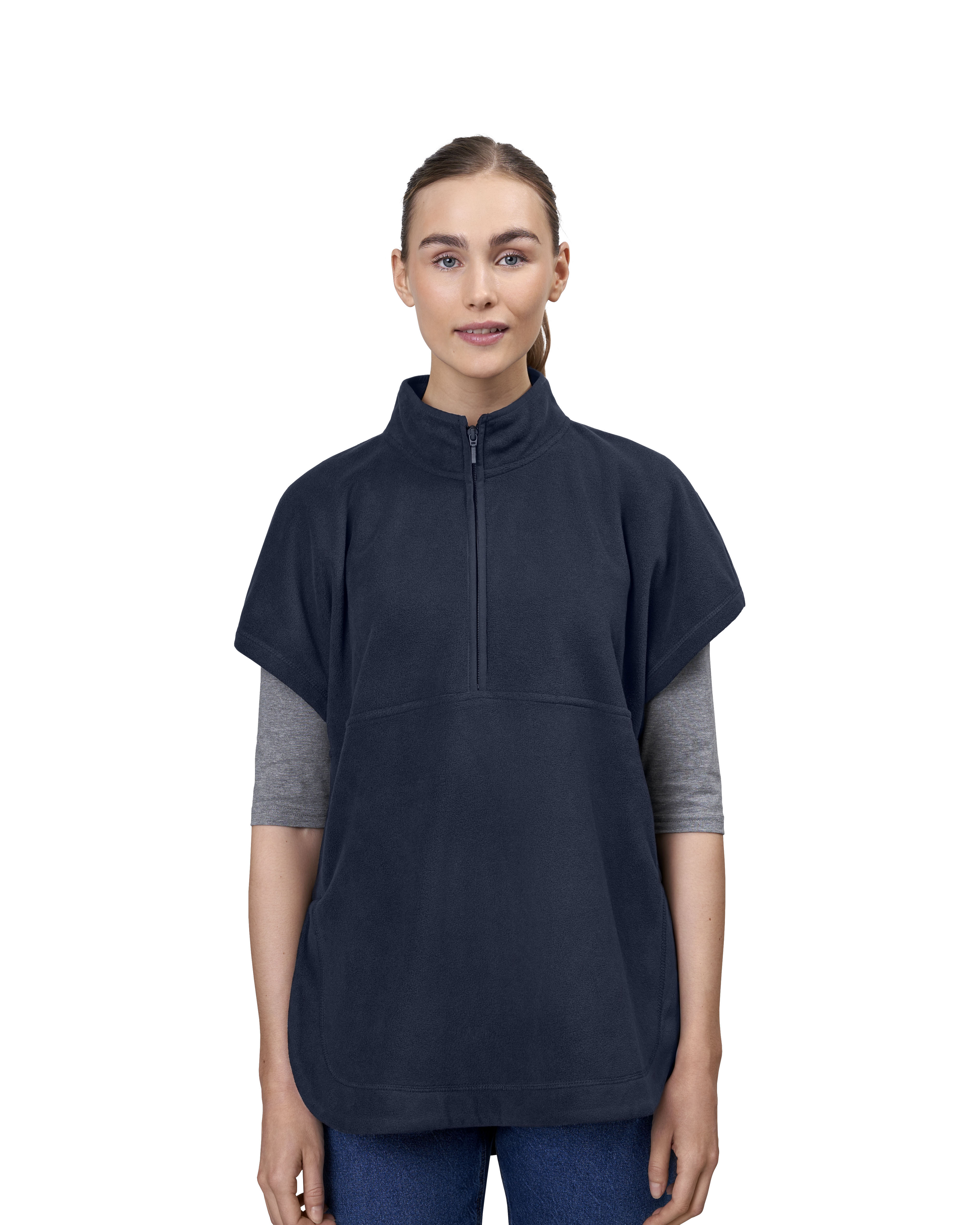 Tunika z polaru | unisex — Navy — miniatura 5