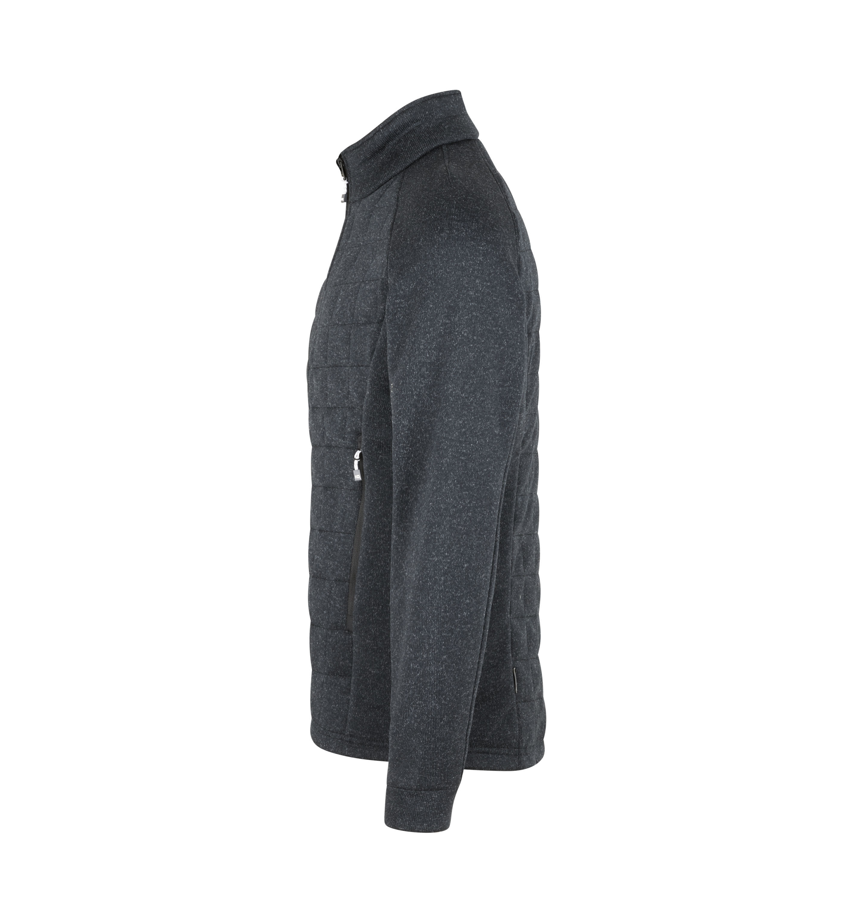 Pikowana kurtka polarowa — Anthracite melange — miniatura 3