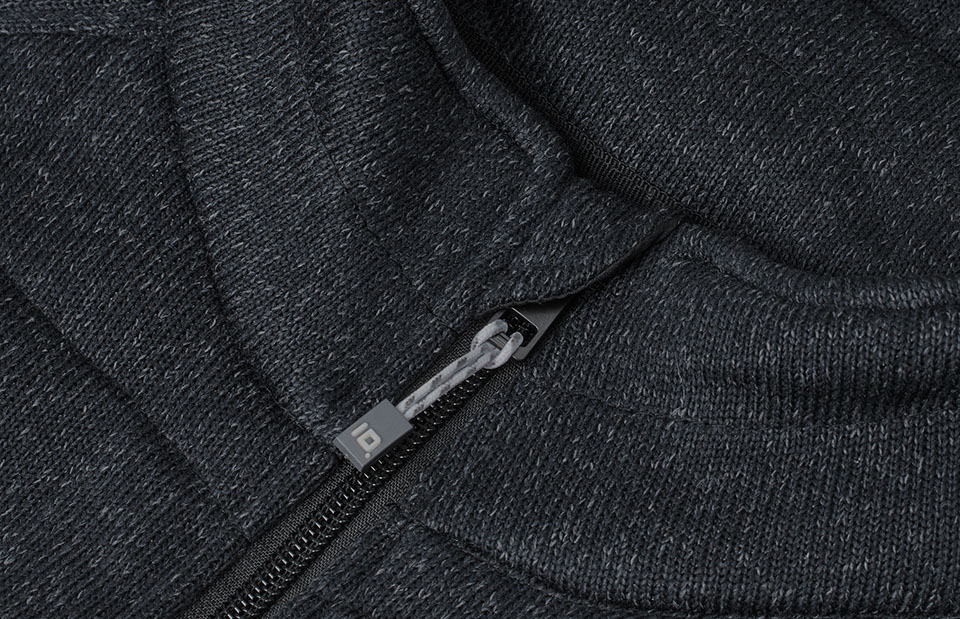 Pikowana kurtka polarowa — Anthracite melange — miniatura 4