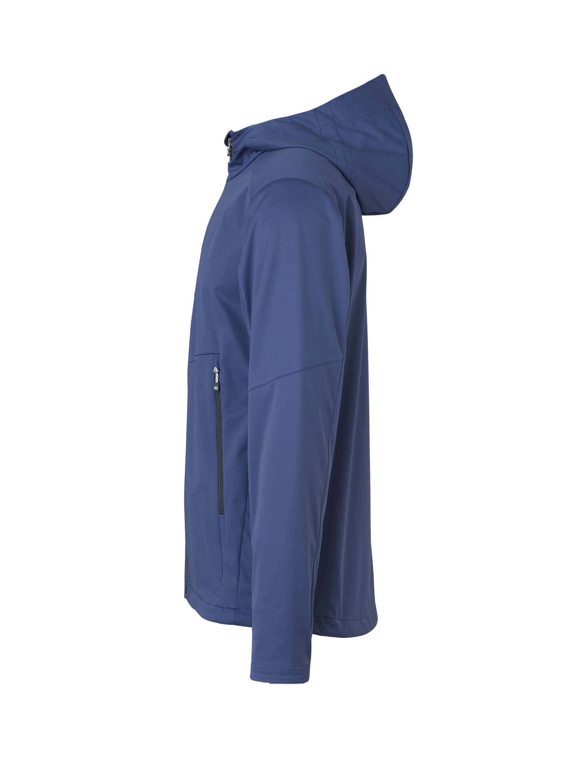 Kurtka soft shell z kapturem | lekka — Stormy blue — miniatura 3