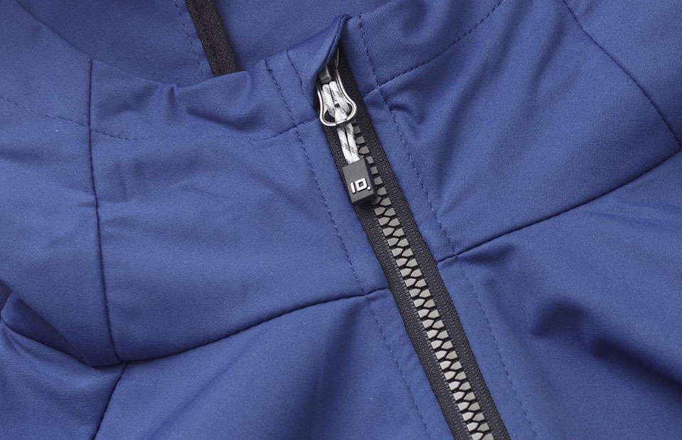 Kurtka soft shell z kapturem | lekka — Stormy blue — miniatura 4