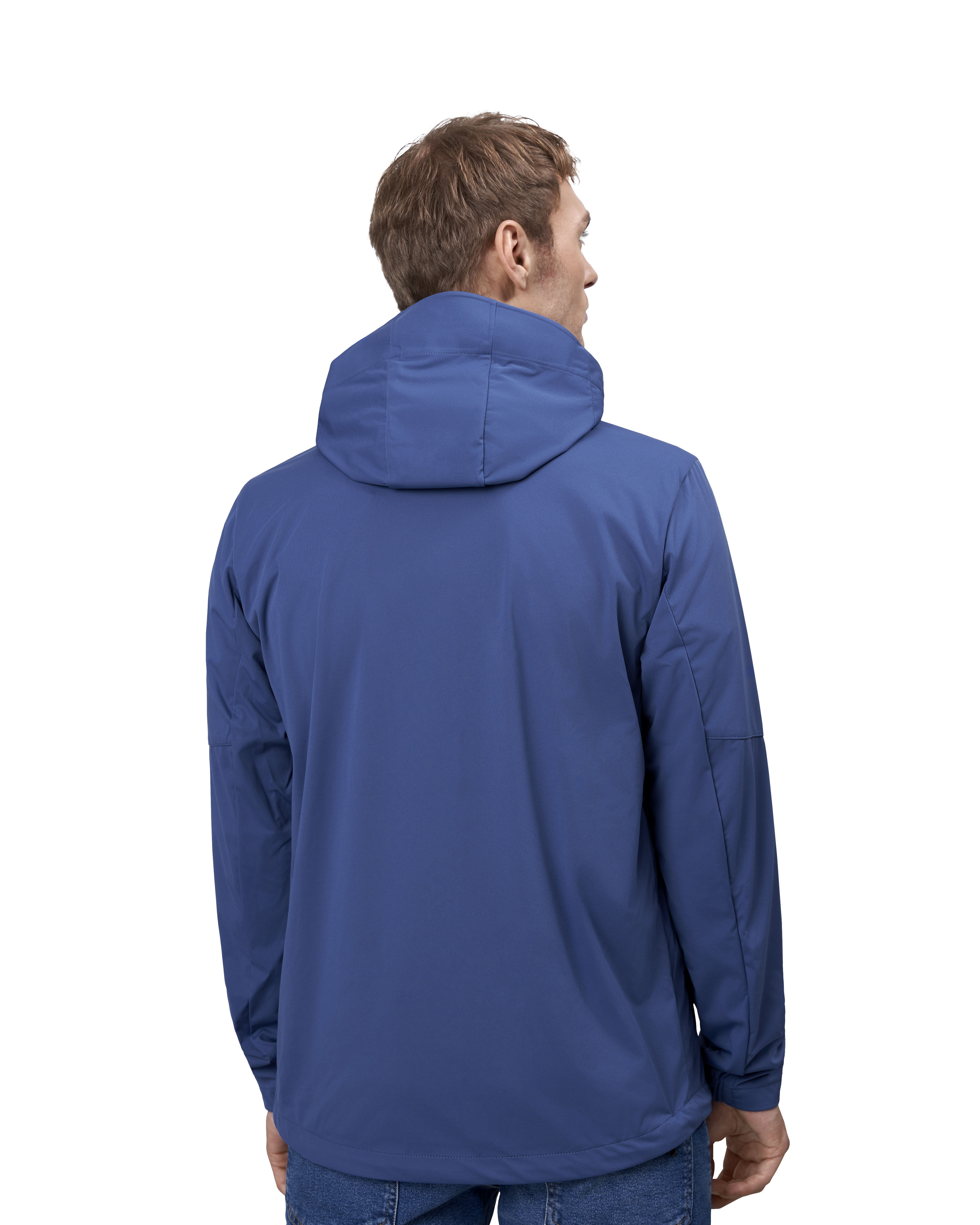 Kurtka soft shell z kapturem | lekka — Stormy blue — miniatura 6