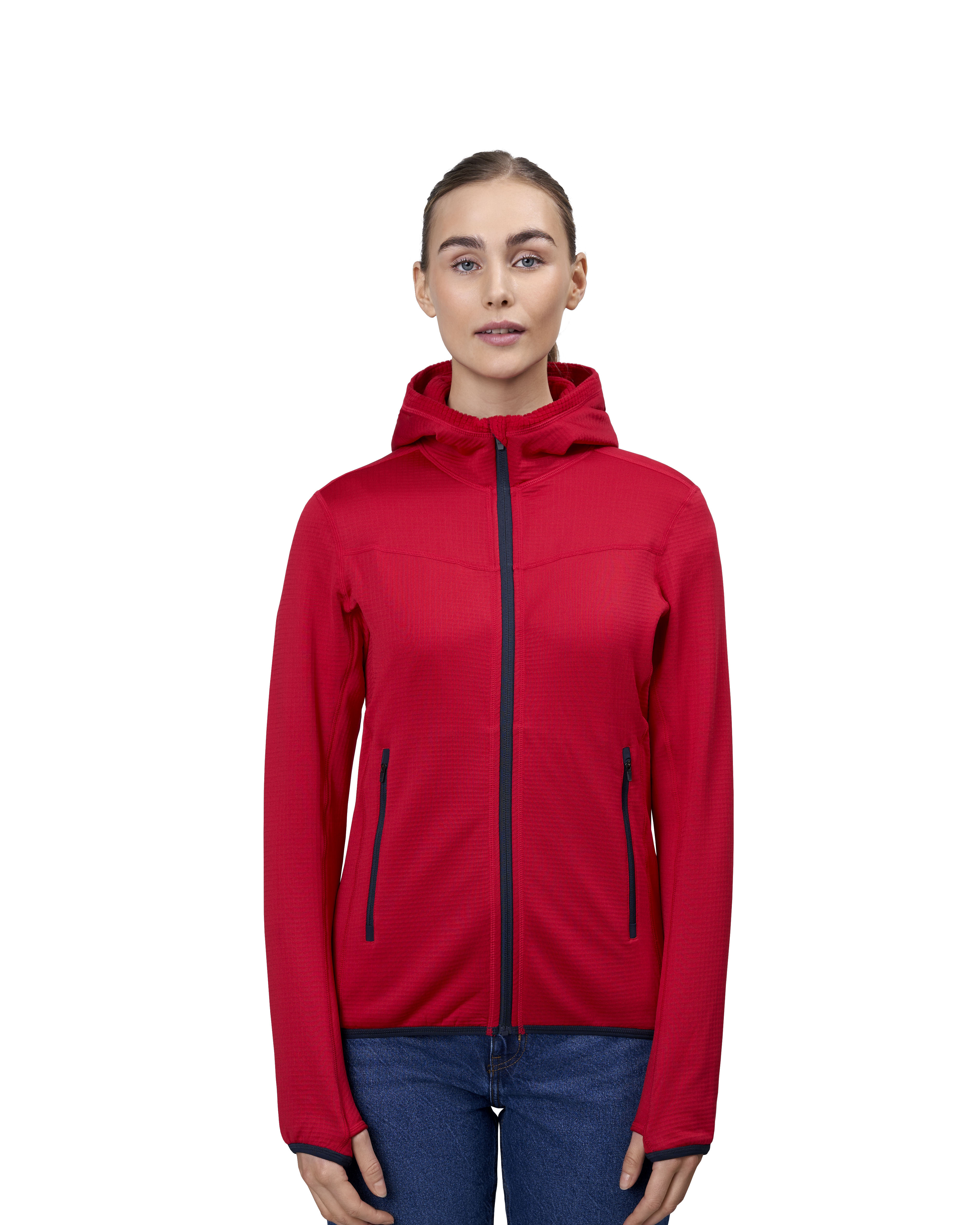Bluza | stretch komfort | damska — Red — miniatura 5