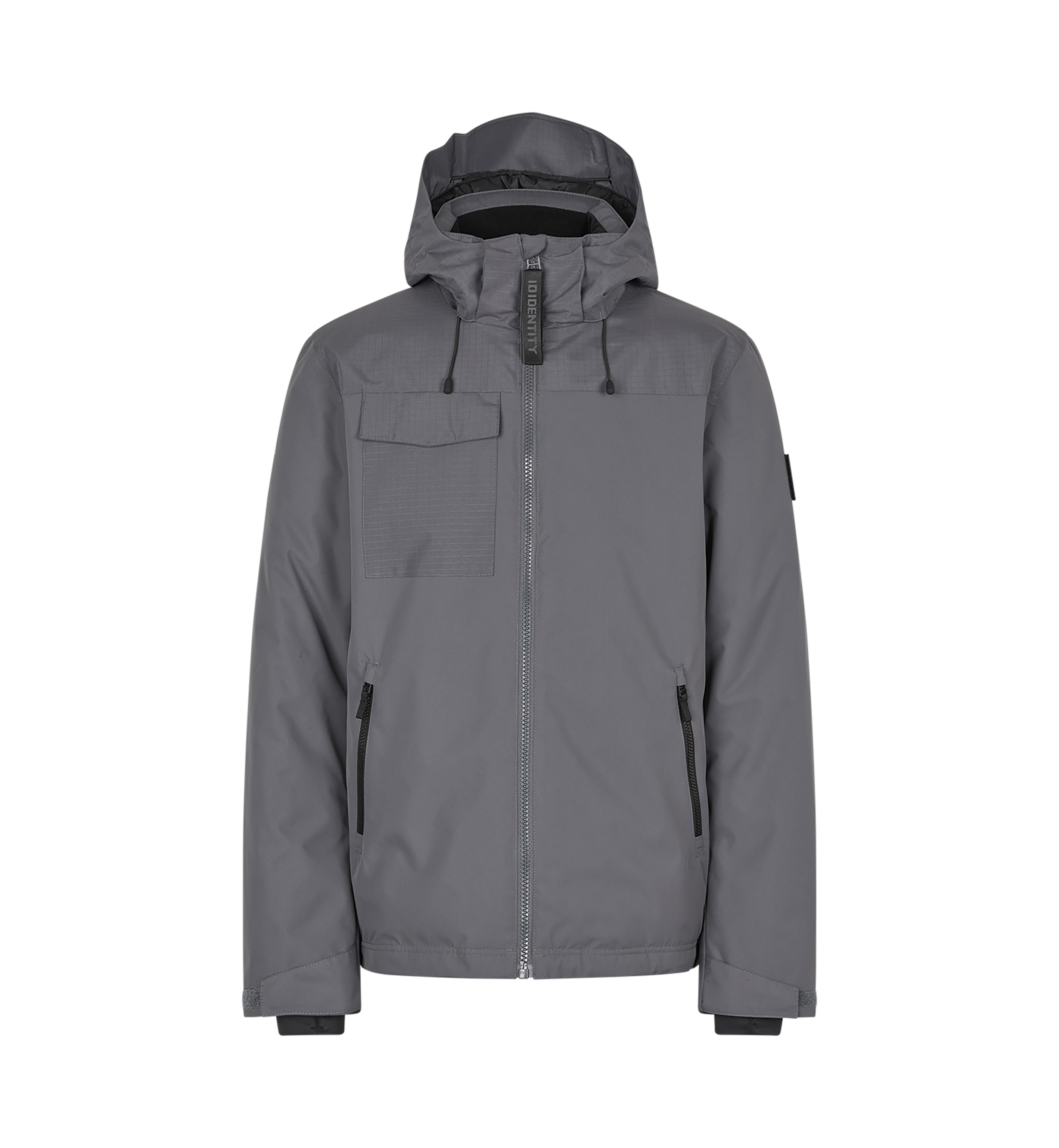 Gewatteerde winterjas met capuchon