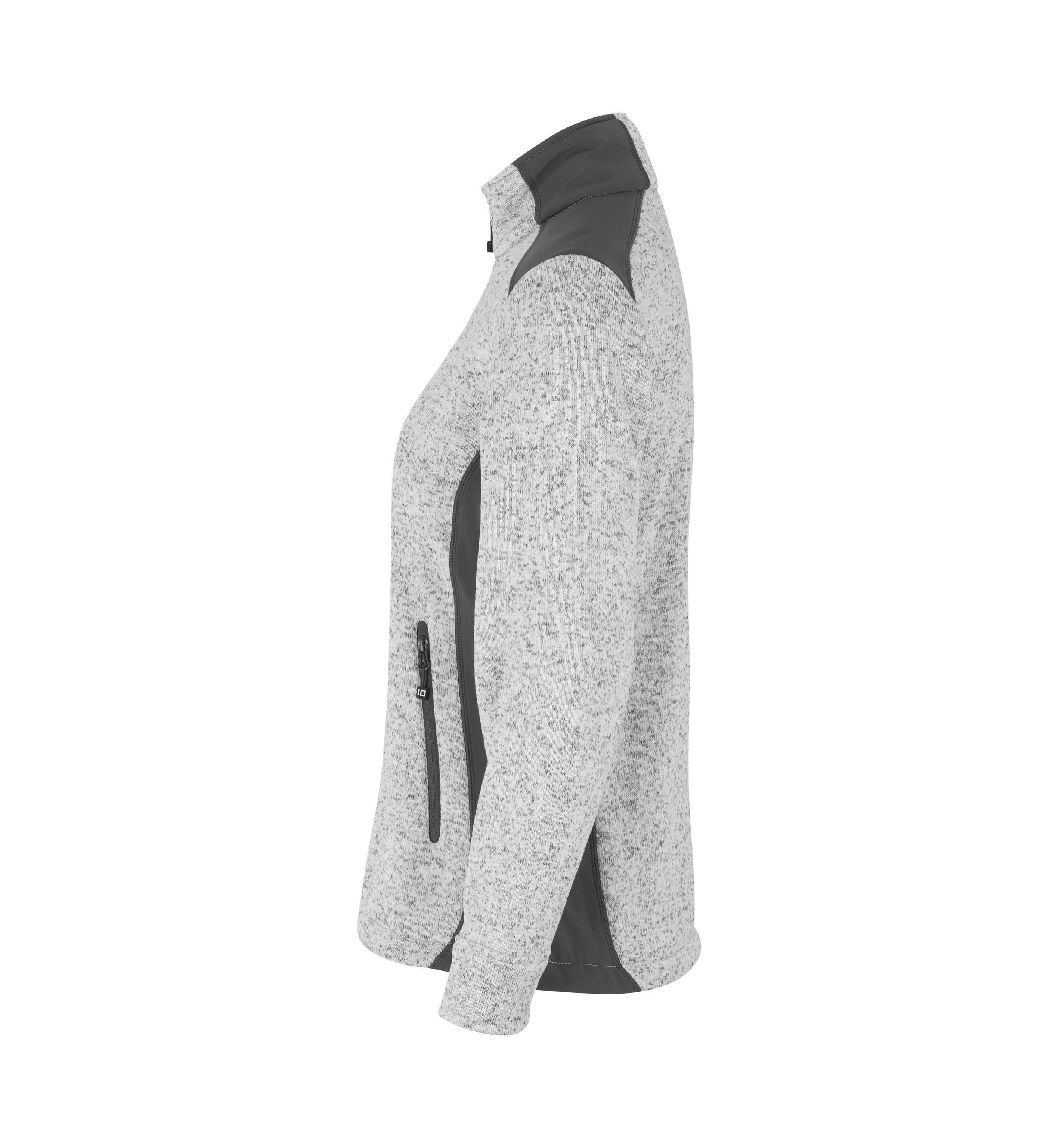 Bluza z polaru | damski — Grey melange — miniatura 3