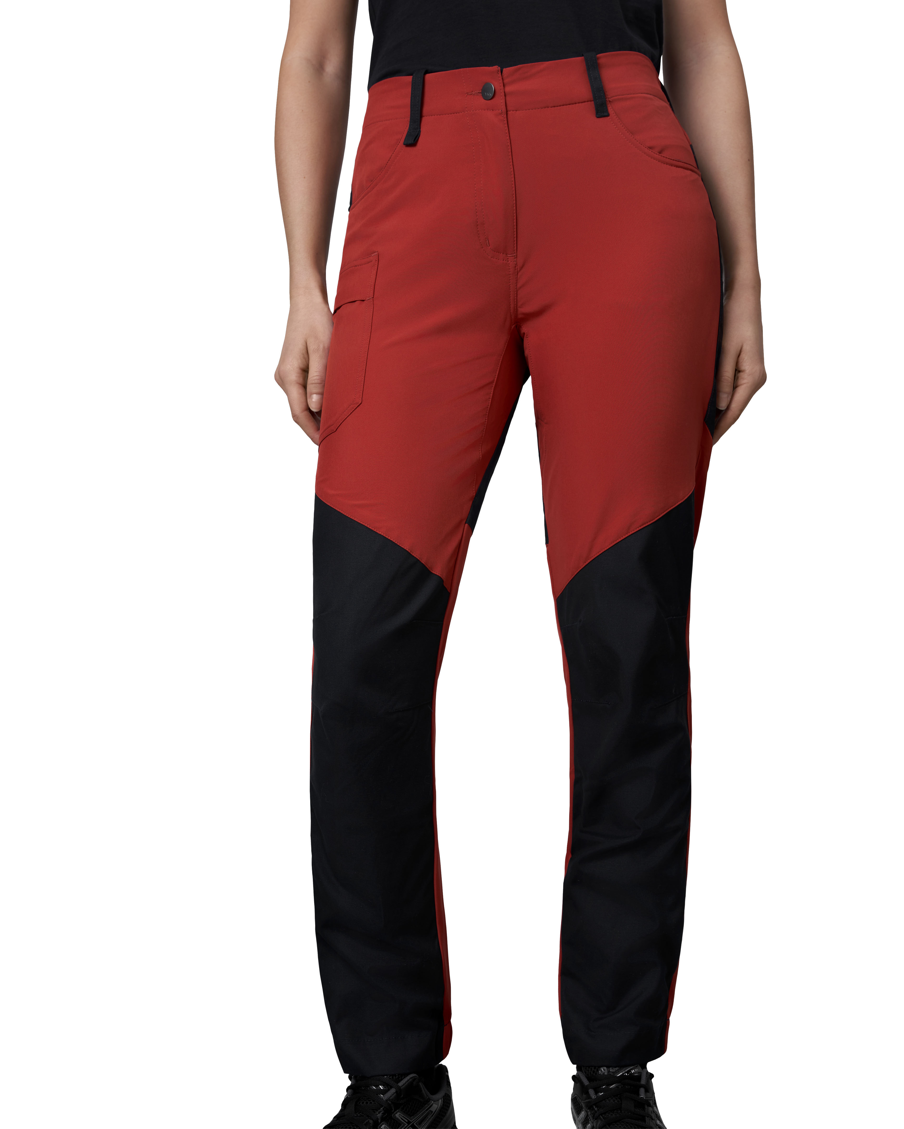 Spodnie hybrid stretch | damskie — Burnt orange — miniatura 3