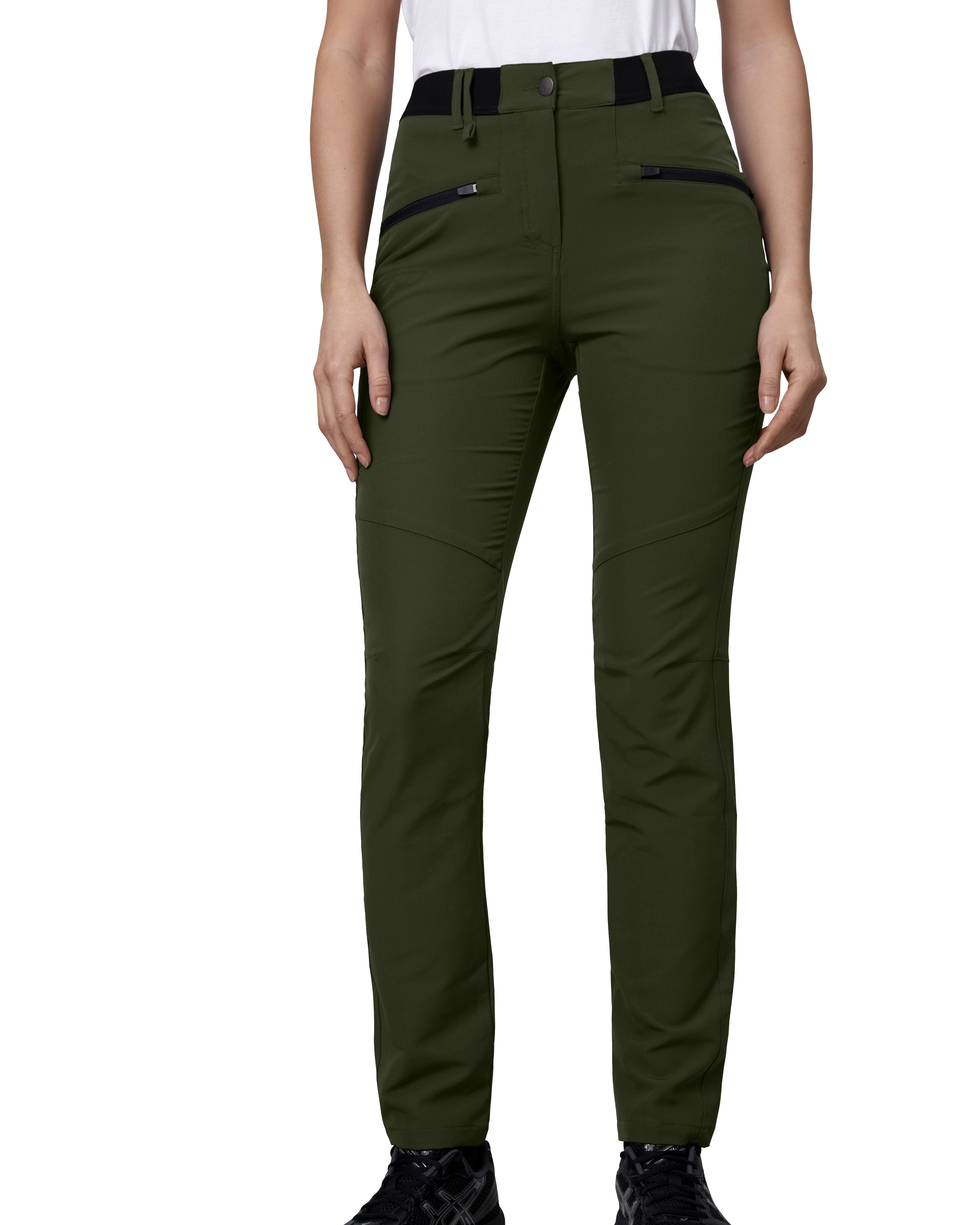 Spodnie stretch CORE | damskie — Olive — miniatura 5