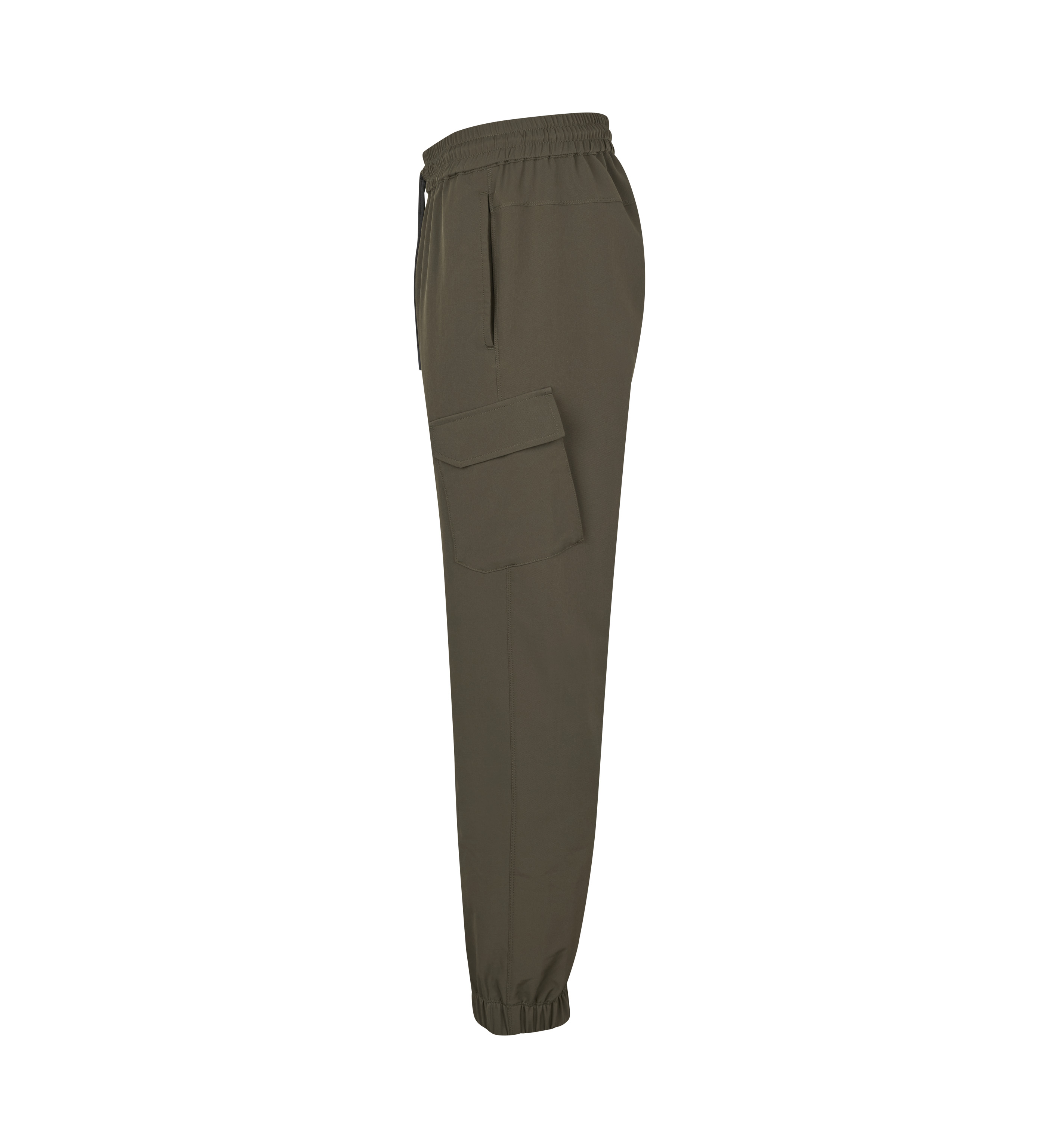 Spodnie cargo stretch | unisex — Olive — miniatura 3