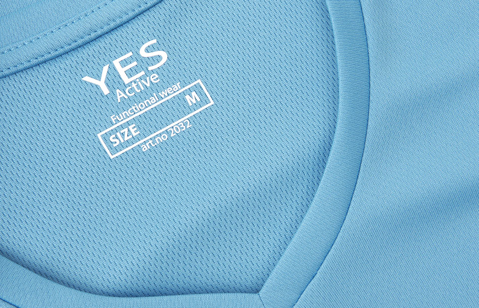 T-shirt YES Active | damski — Cyan — miniatura 4