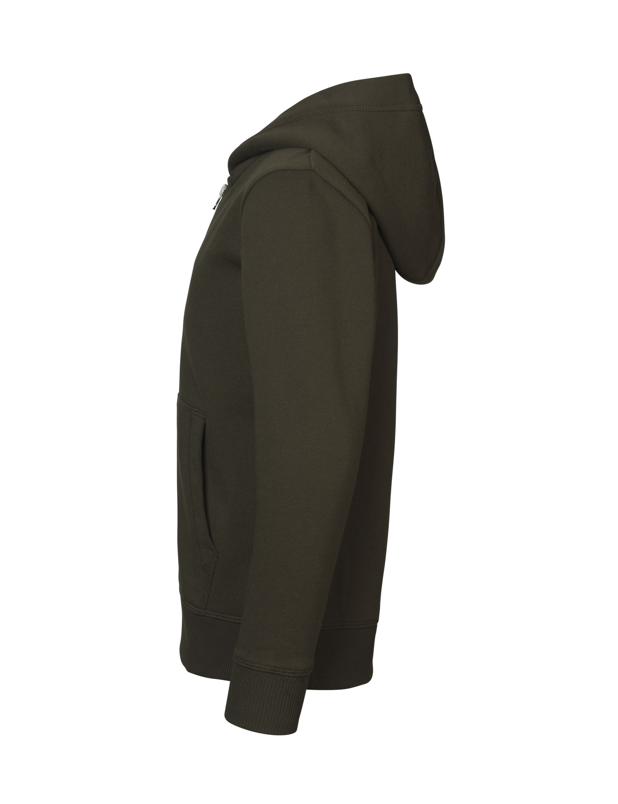 Rozpinana bluza z kapturem CORE | dzieci — Olive — miniatura 3