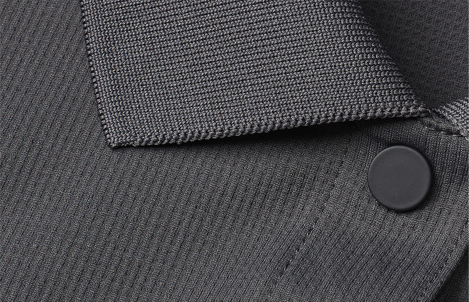 GEYSER active polo shirt | damski — Charcoal — miniatura 4