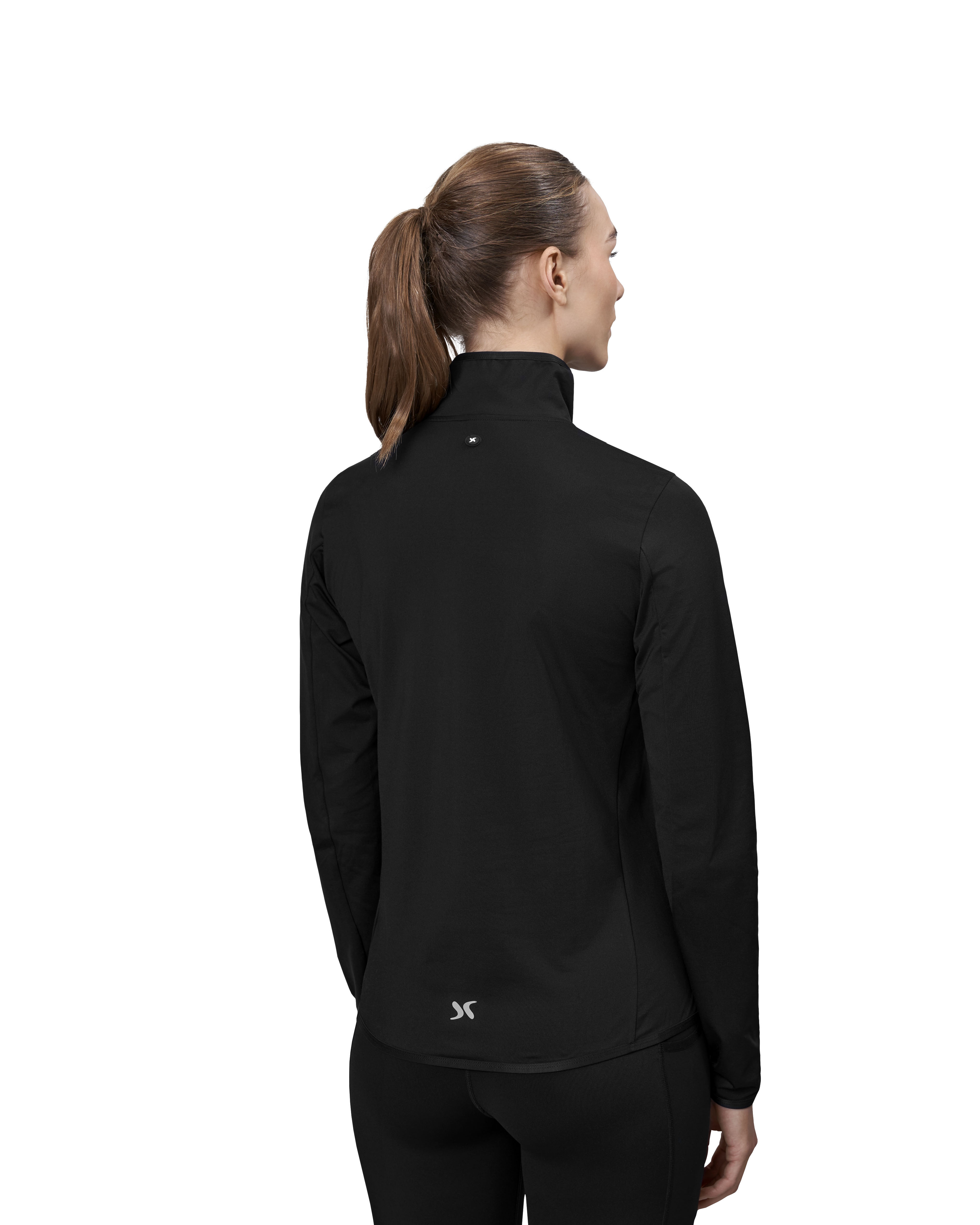 GEYSER bluza treningowa stretch | ½ zip | damski — Black — miniatura 6