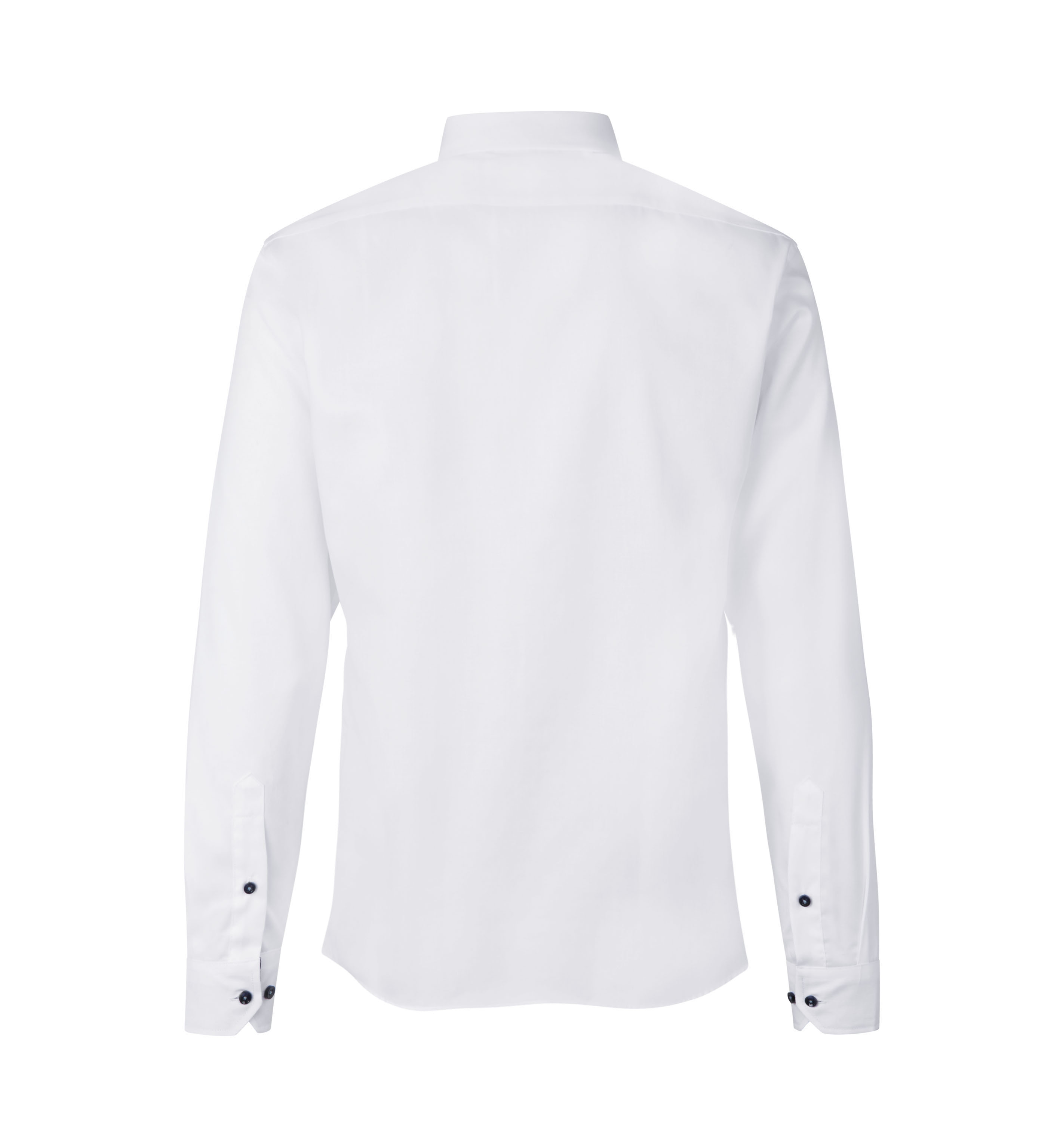 SEVEN SEAS Fine Twill Contrast | slim — White — miniatura 2