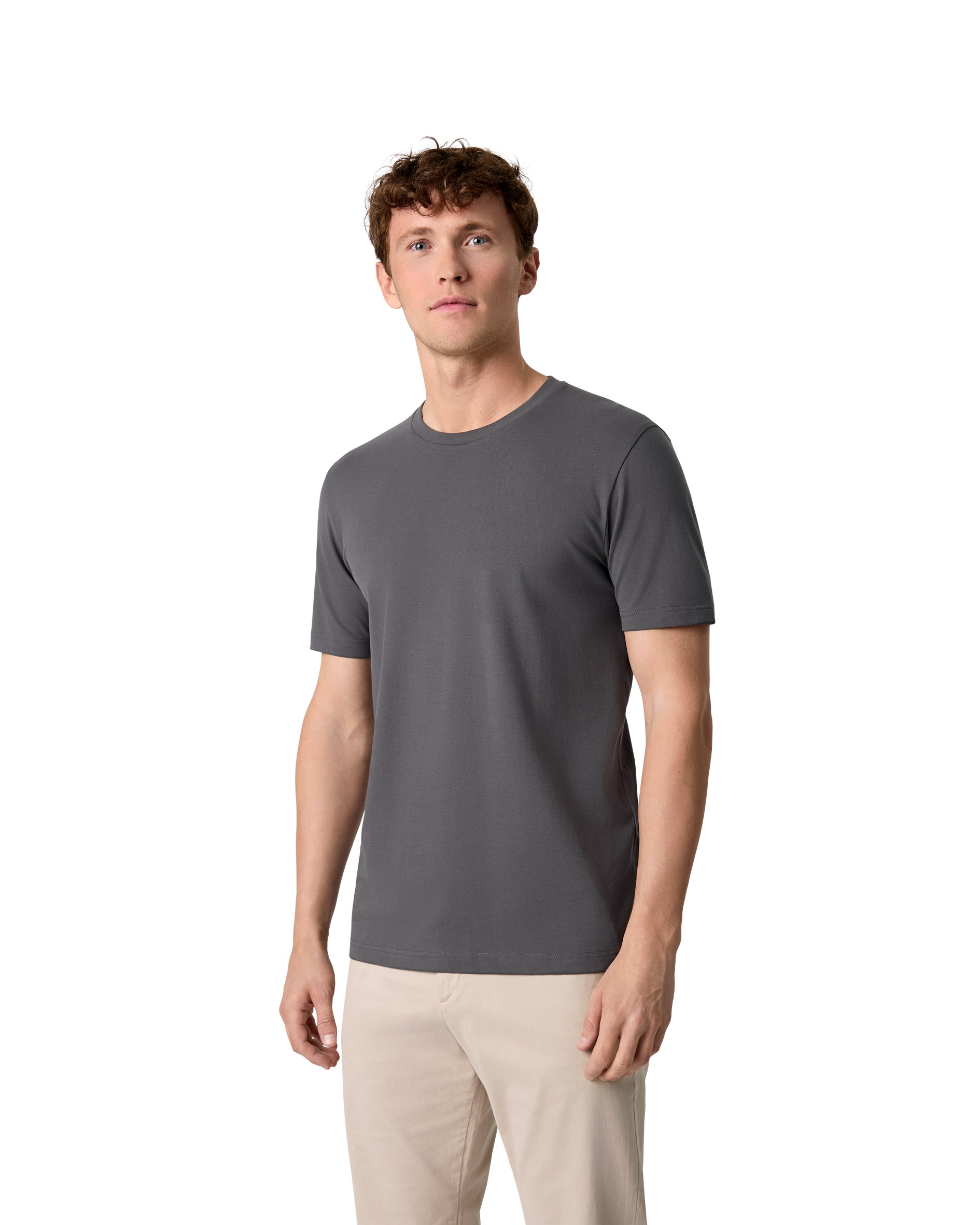 SEVEN SEAS T-shirt | organic — Silver grey — miniatura 5