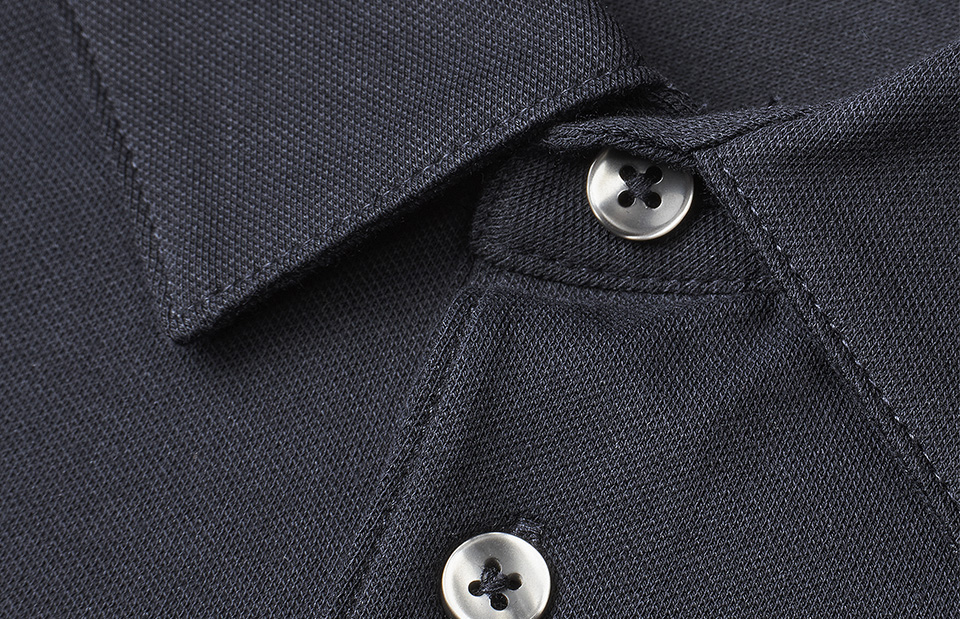 SEVEN SEAS polo shirt | organic — Navy — miniatura 4