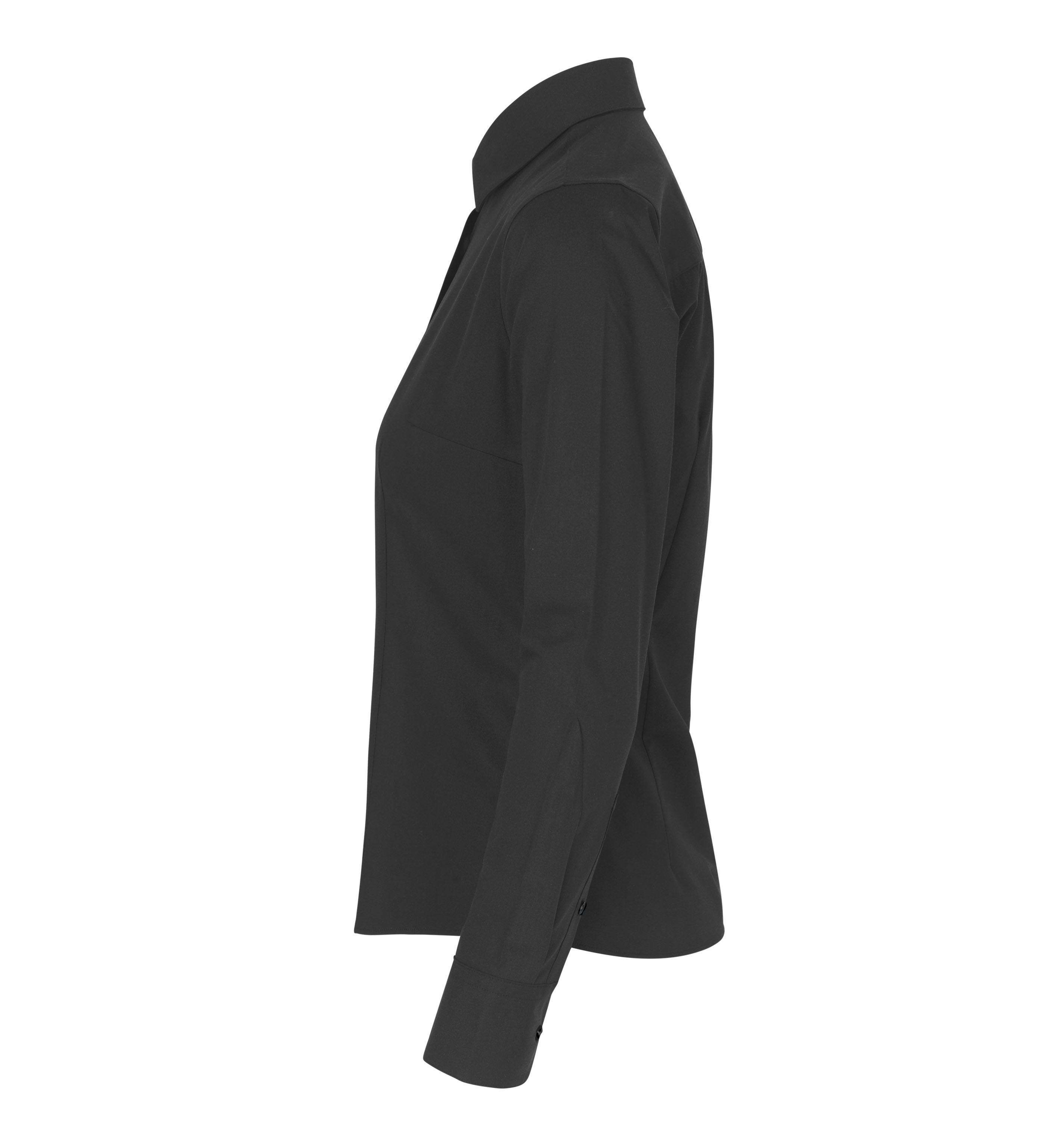 SEVEN SEAS Hybrid shirt | modern | damska — Black — miniatura 3