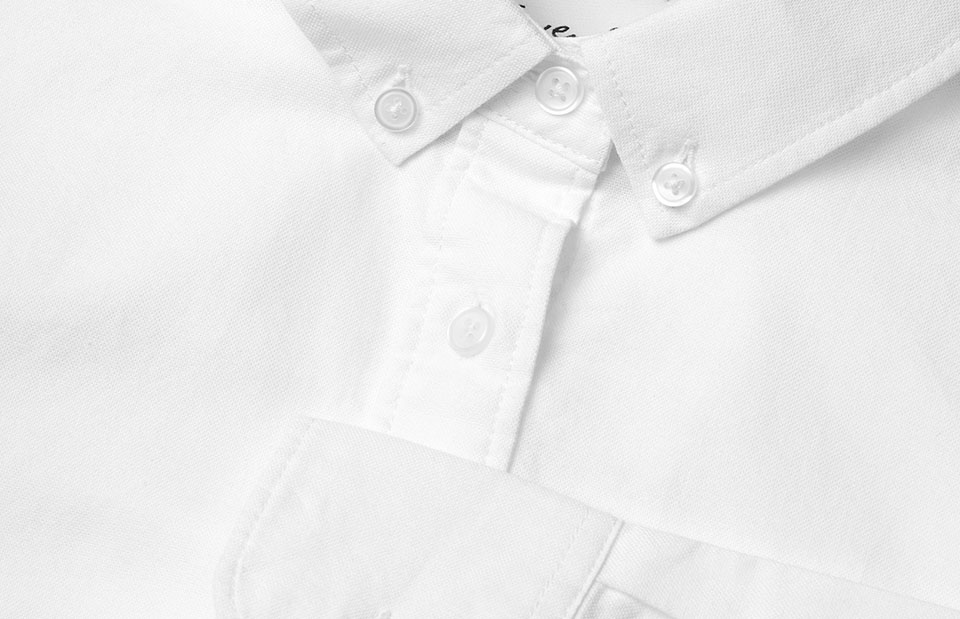 SEVEN SEAS Oxford | long | modern | damski — White — miniatura 4