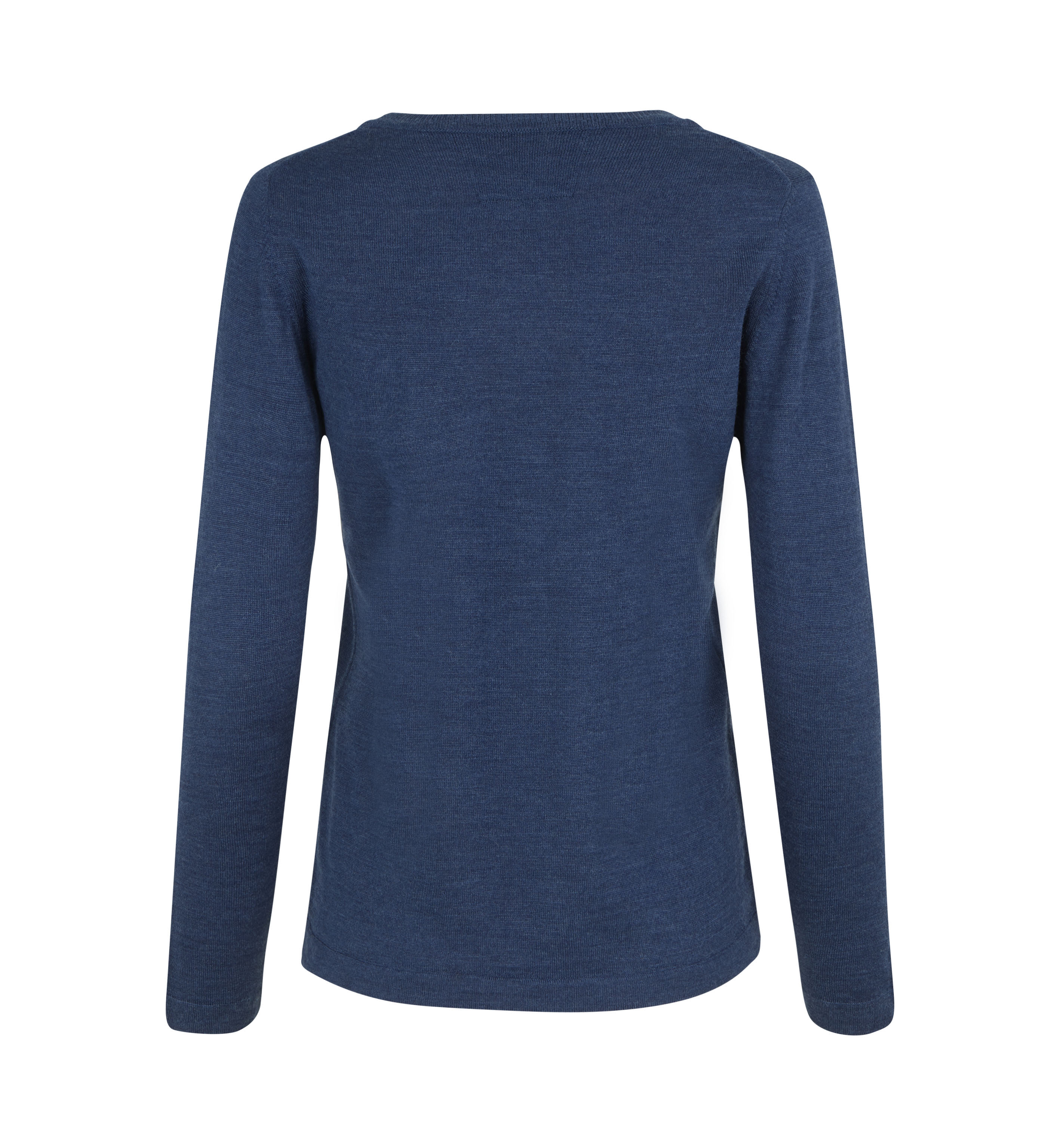 SEVEN SEAS The knit | o-neck | damski — Blue melange — miniatura 2