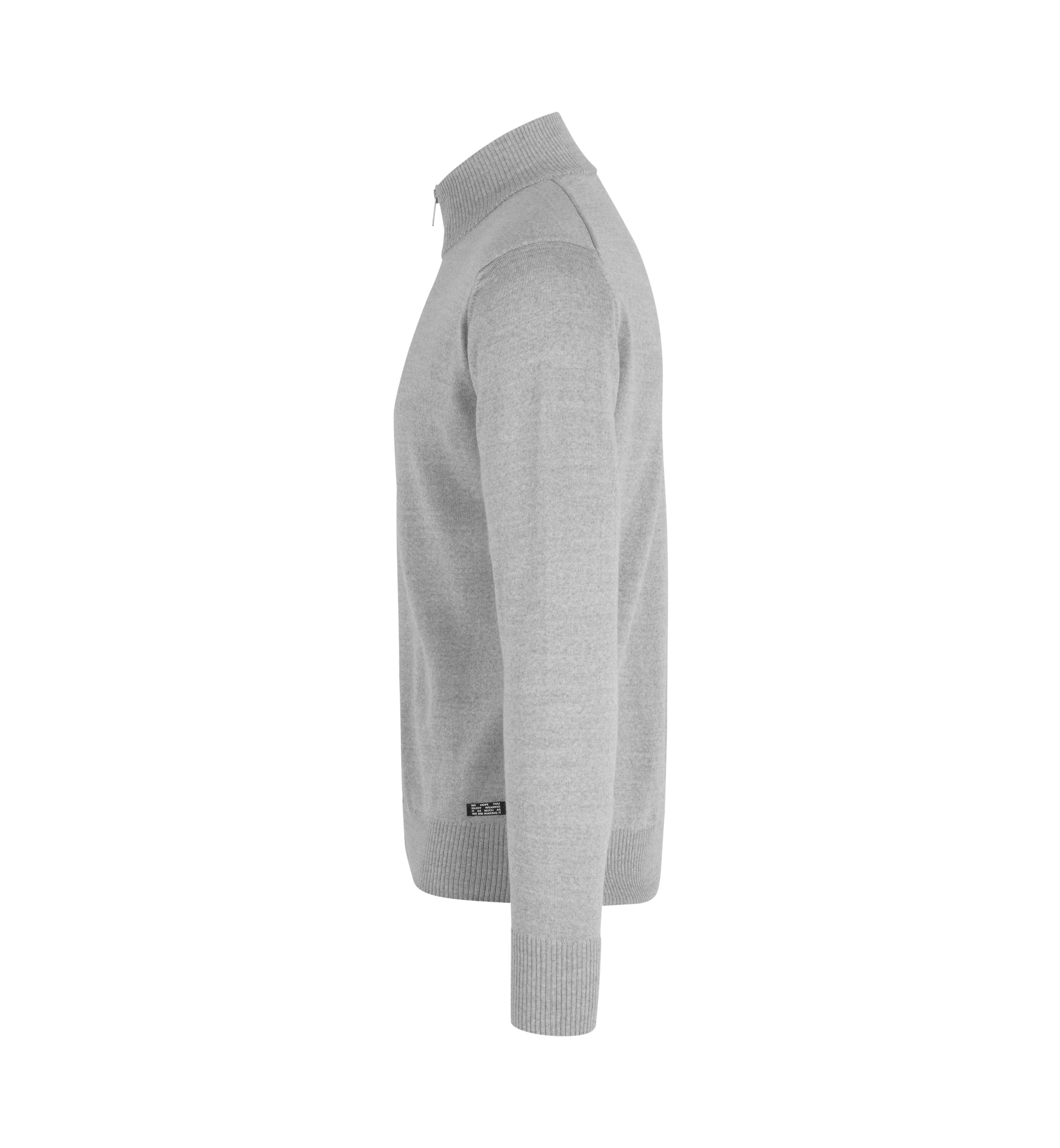 SEVEN SEAS The cardigan — Light grey melange — miniatura 3