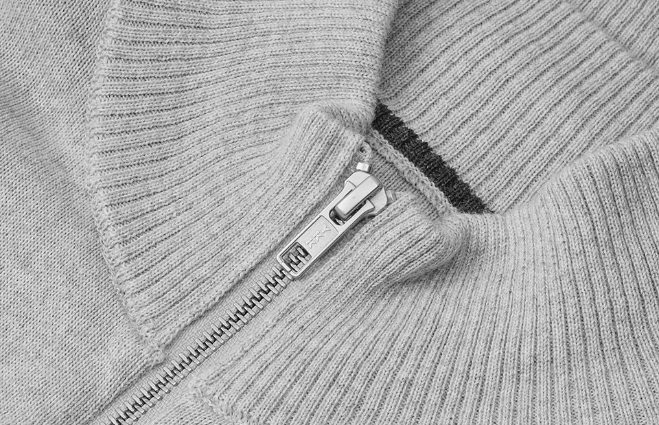 SEVEN SEAS The cardigan — Light grey melange — miniatura 4