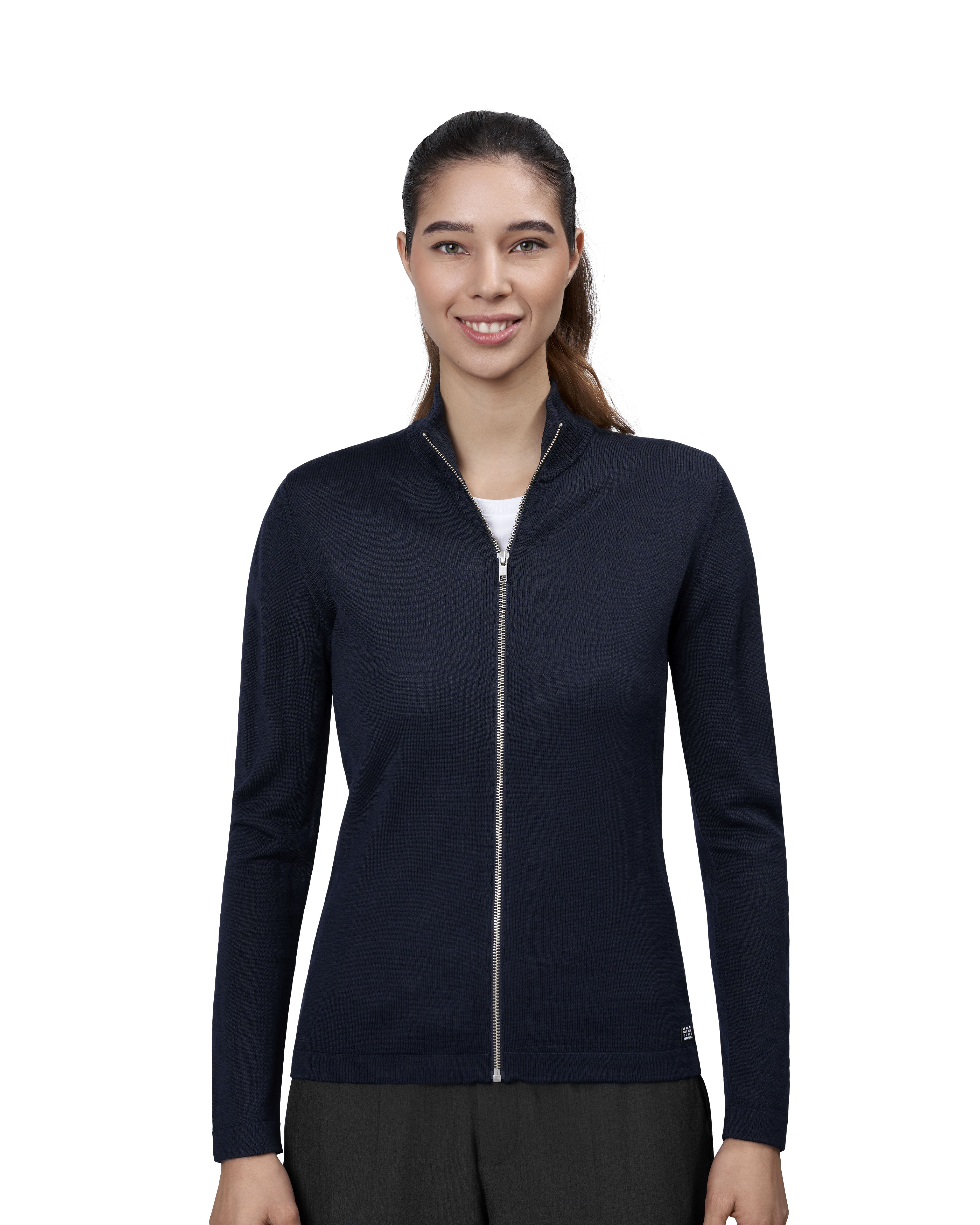 SEVEN SEAS The cardigan | damski — Navy — miniatura 5