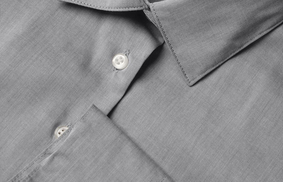 SEVEN SEAS Fine Twill | modern | damski — Silver grey — miniatura 4